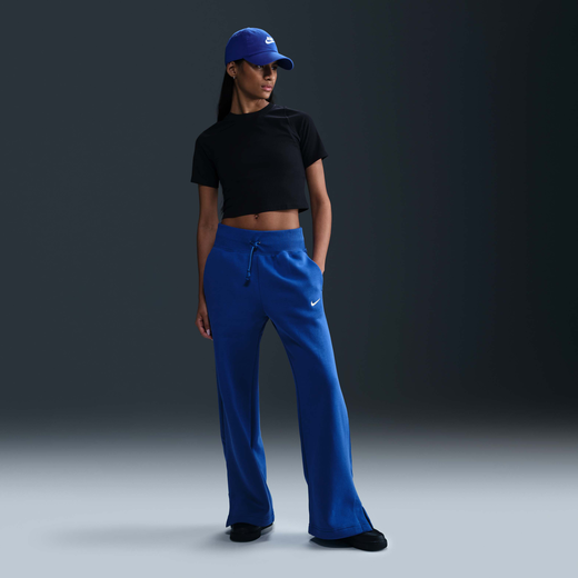 Women's Clothing Sale-Nike, Nike Sportswear Phoenix Fleece, Women's High-Waisted Wide-Leg Tracksuit Bottoms
