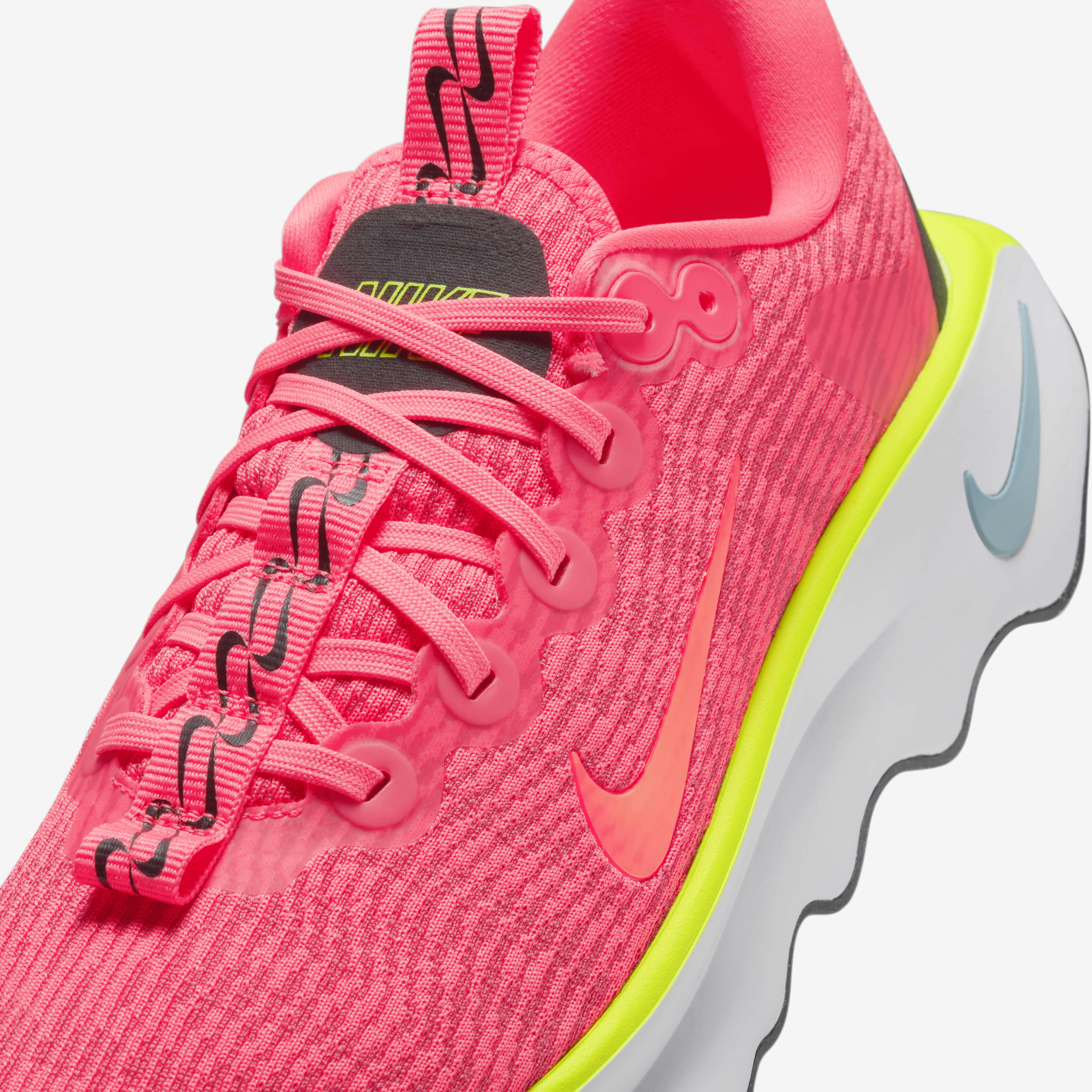 Pink nike walking shoes on sale
