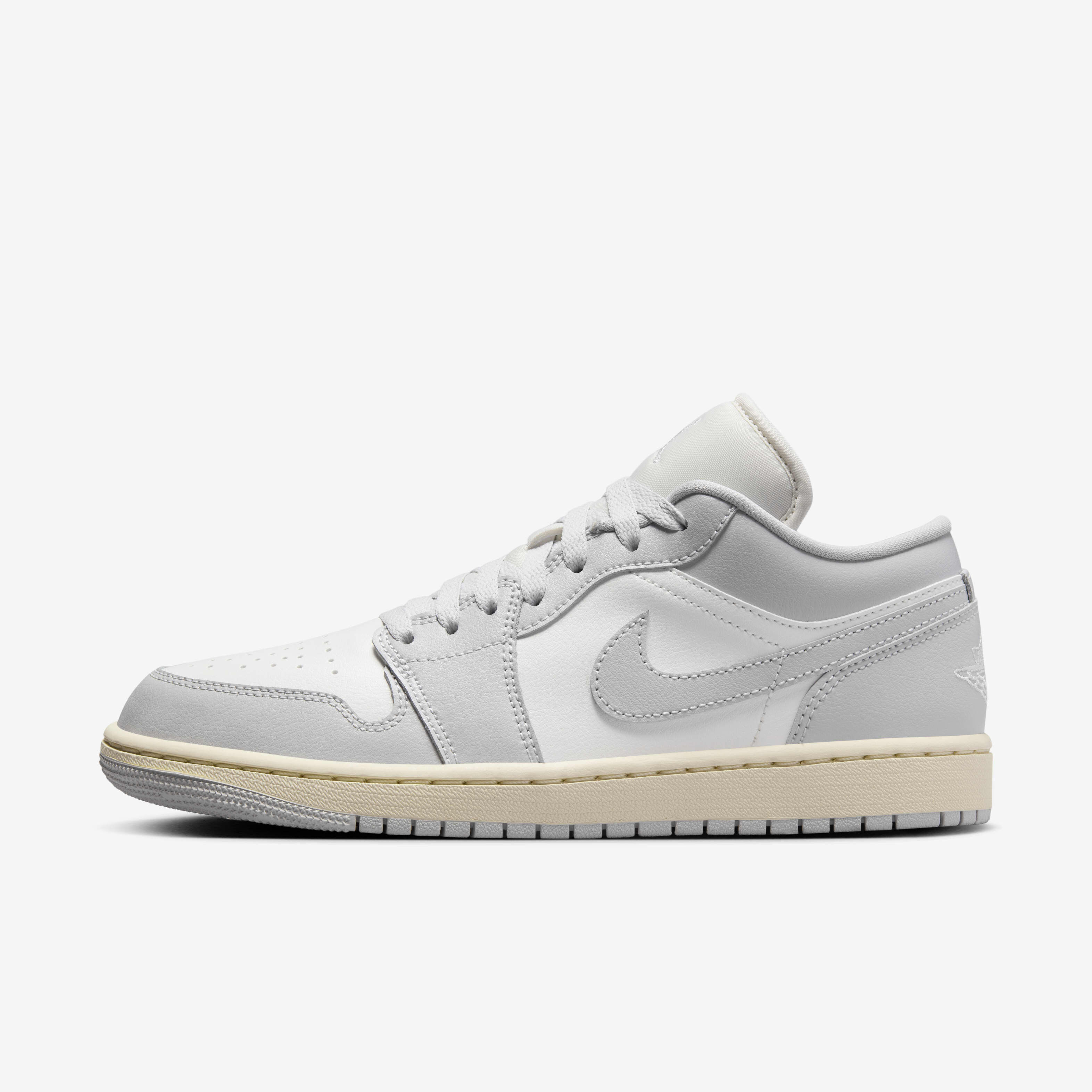 Buy Air Jordan 1 Low Women s Shoes Sail Coconut Milk Neutral Grey Nike Kuwait Official