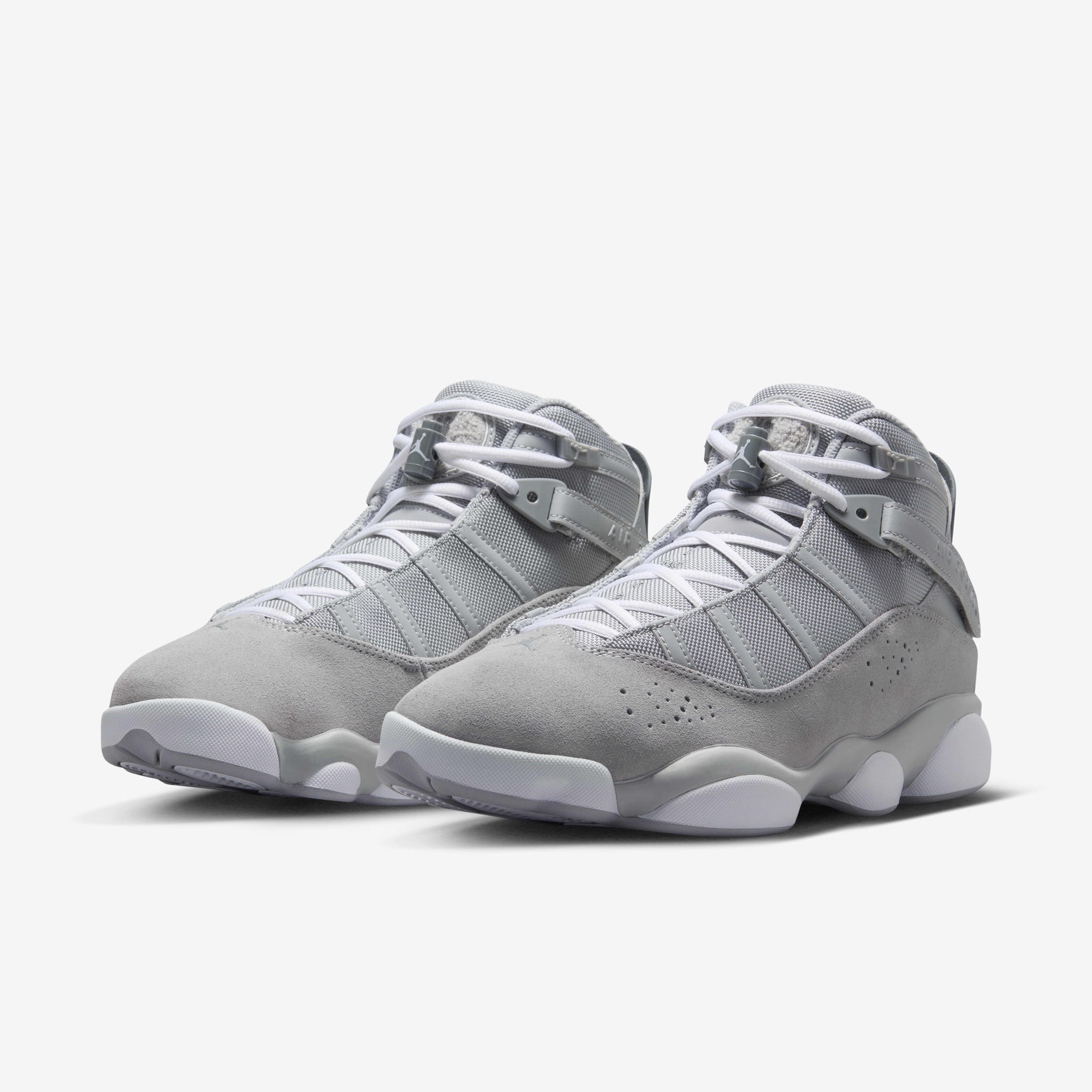 Buy Jordan Rings Men's Shoes Wolf Grey/White/Cool Grey Nike
