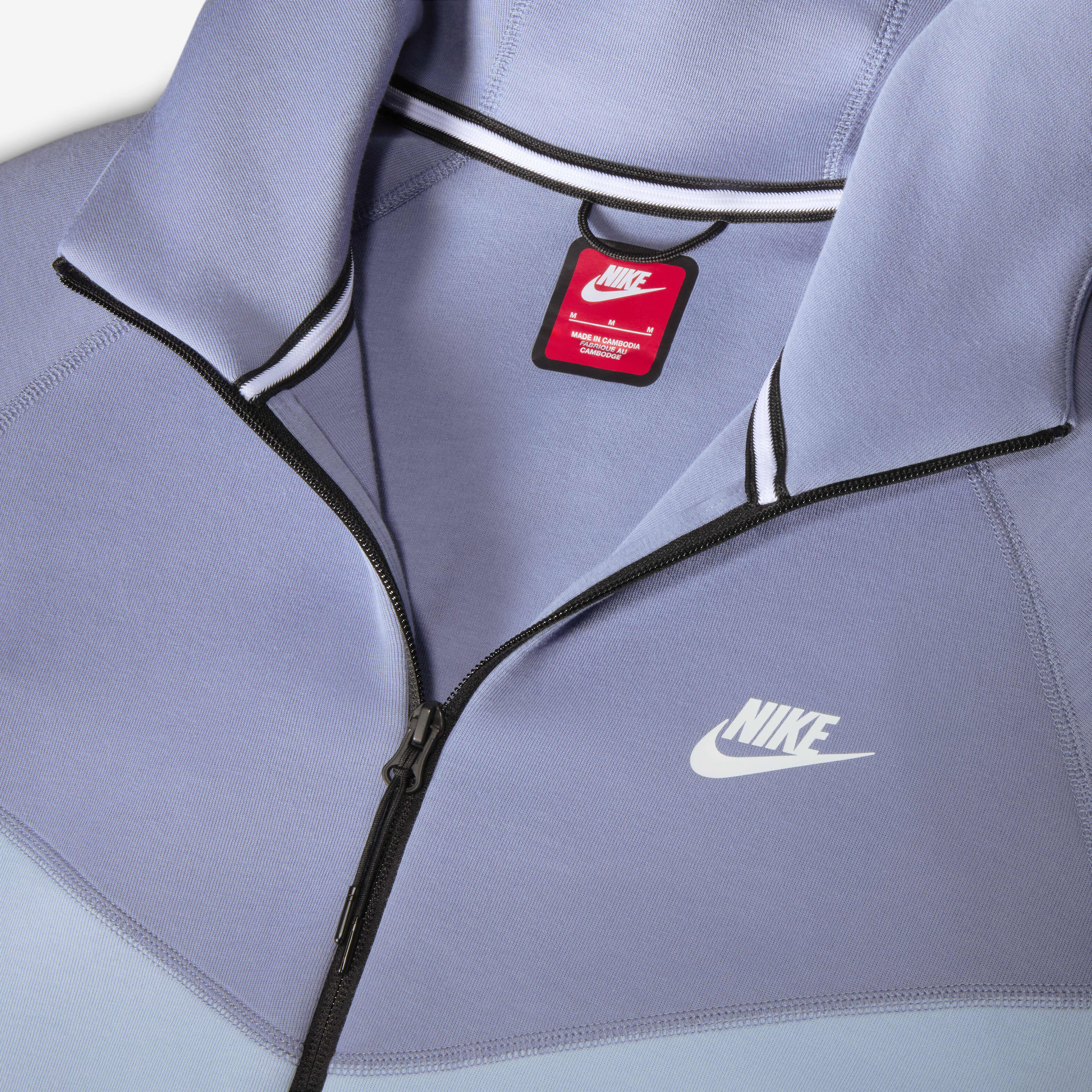 Buy Nike Sportswear Tech Fleece Windrunner Men s Full Zip Hoodie Light Armoury Blue Ashen Slate White Nike Kuwait Official