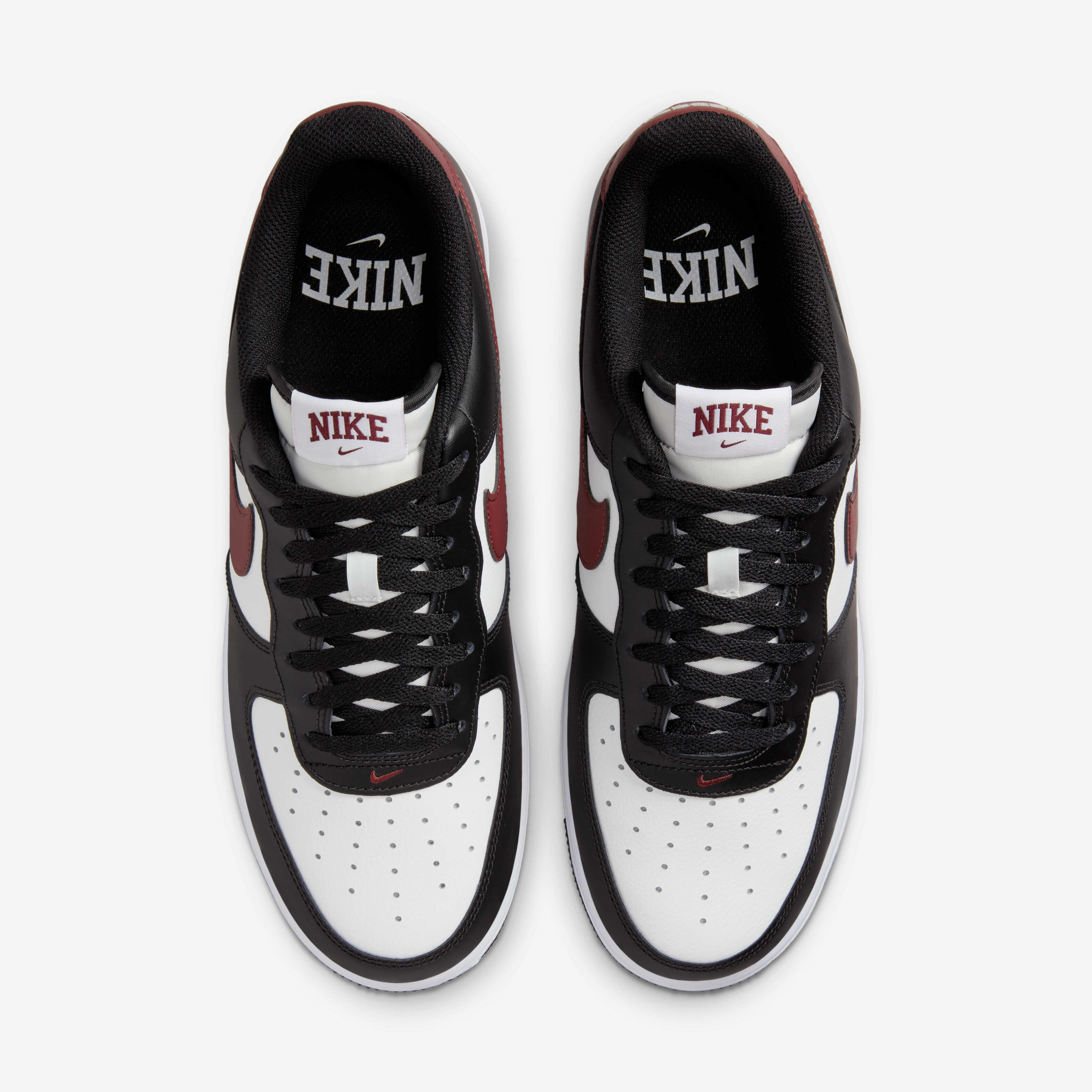 White & red air force 1 07 3 trainers top