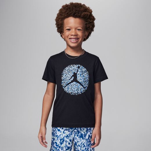 T-Shirts & Tops-Jordan, Jordan Poolside Jumpman, Little Kids' Graphic T-Shirt