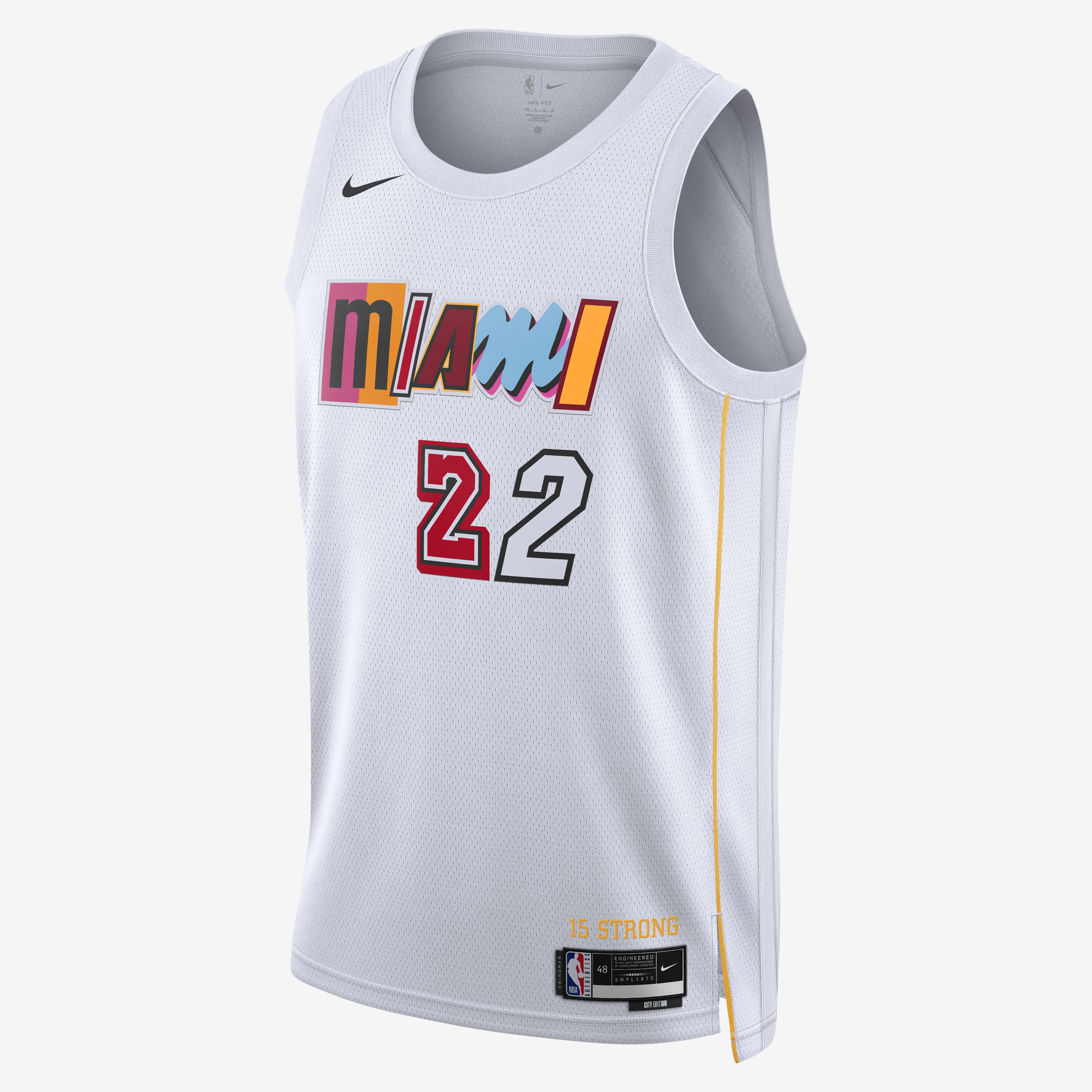 Buy Jimmy Butler Miami Heat City Edition Nike Dri FIT NBA Swingman Jersey White Nike Kuwait Official