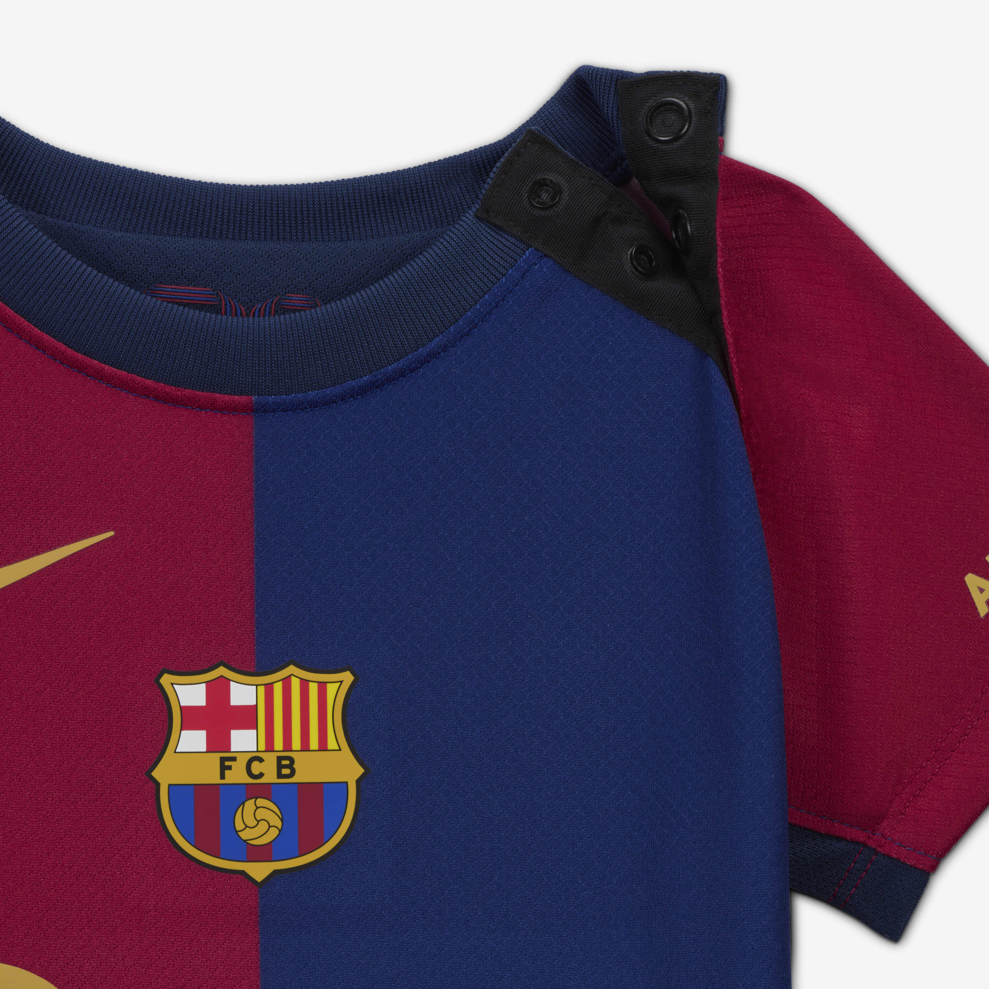 Buy F.C. Barcelona 2024 25 Stadium Home Baby Toddler Nike Football Replica 3 Piece Kit Nike Kuwait Official