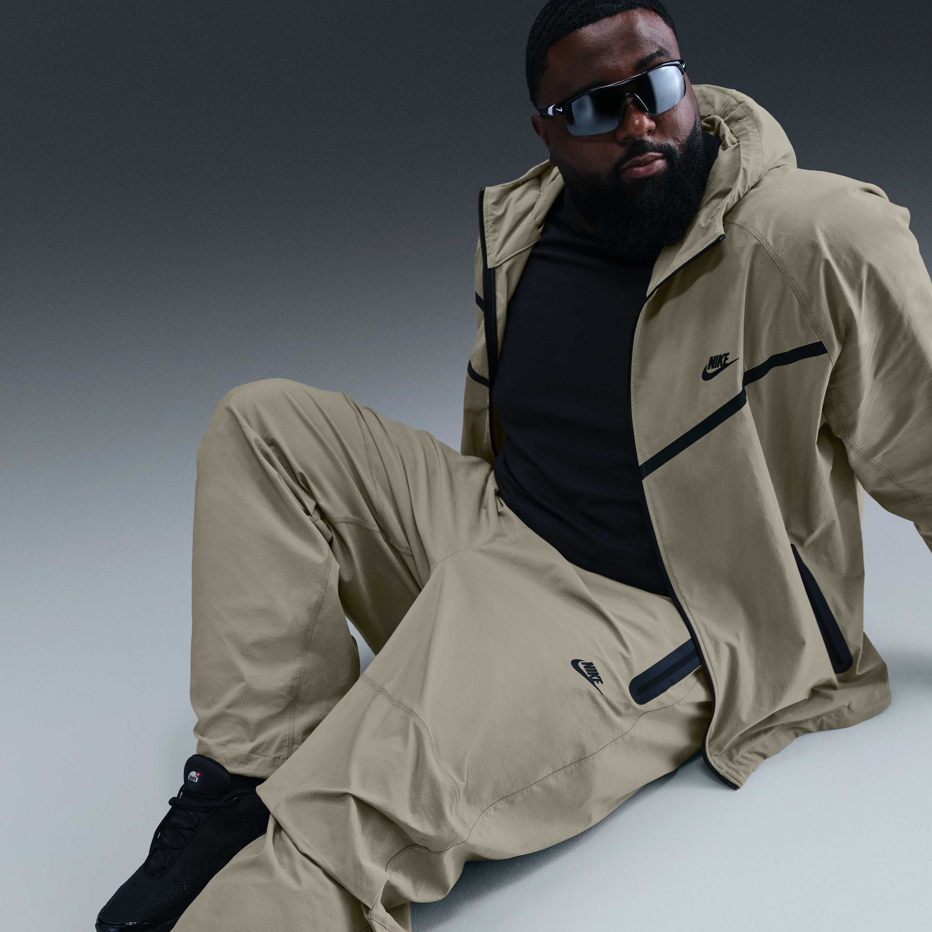 Buy Nike Tech Men's Woven Oversized Trousers - Light Army