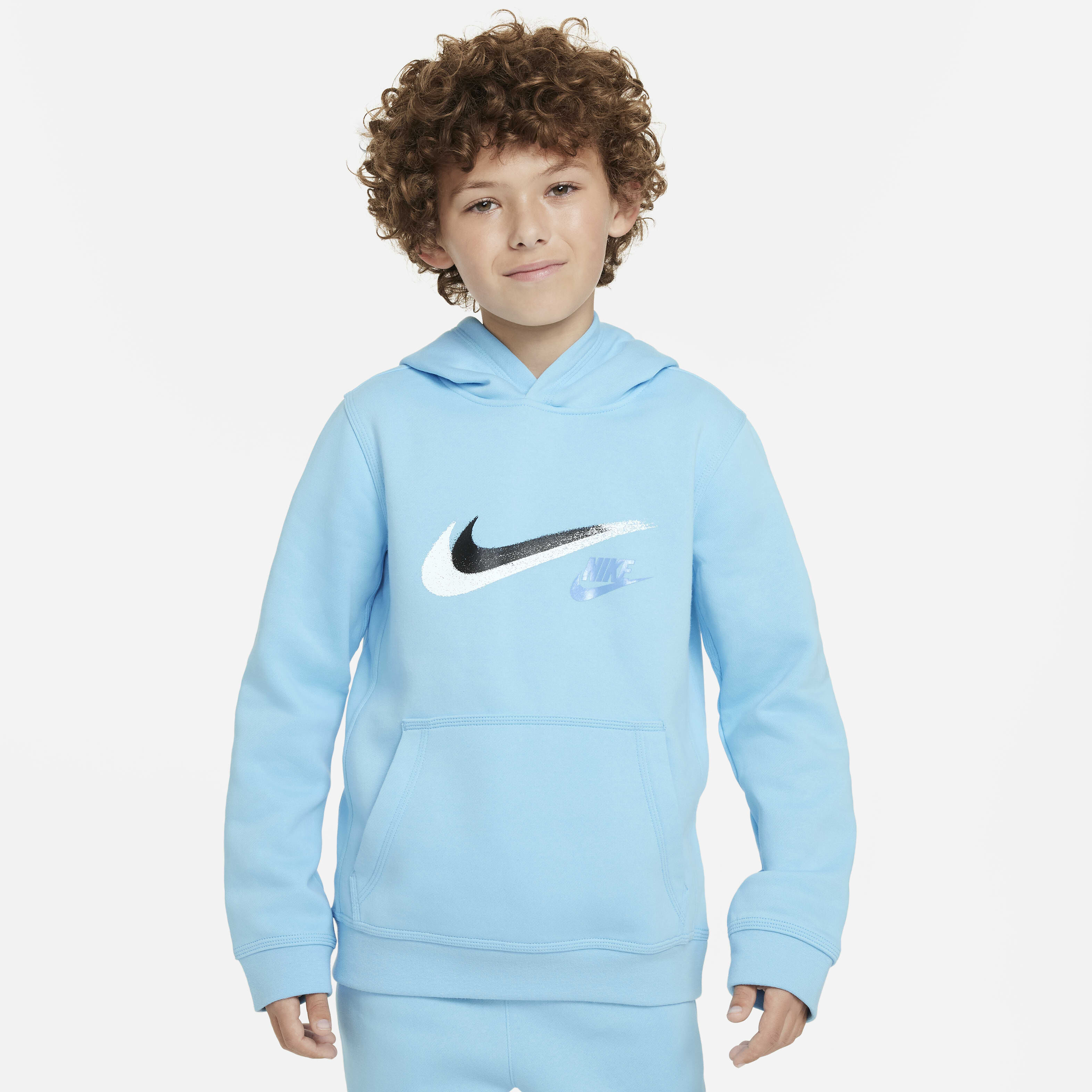 White nike hoodie kids shop