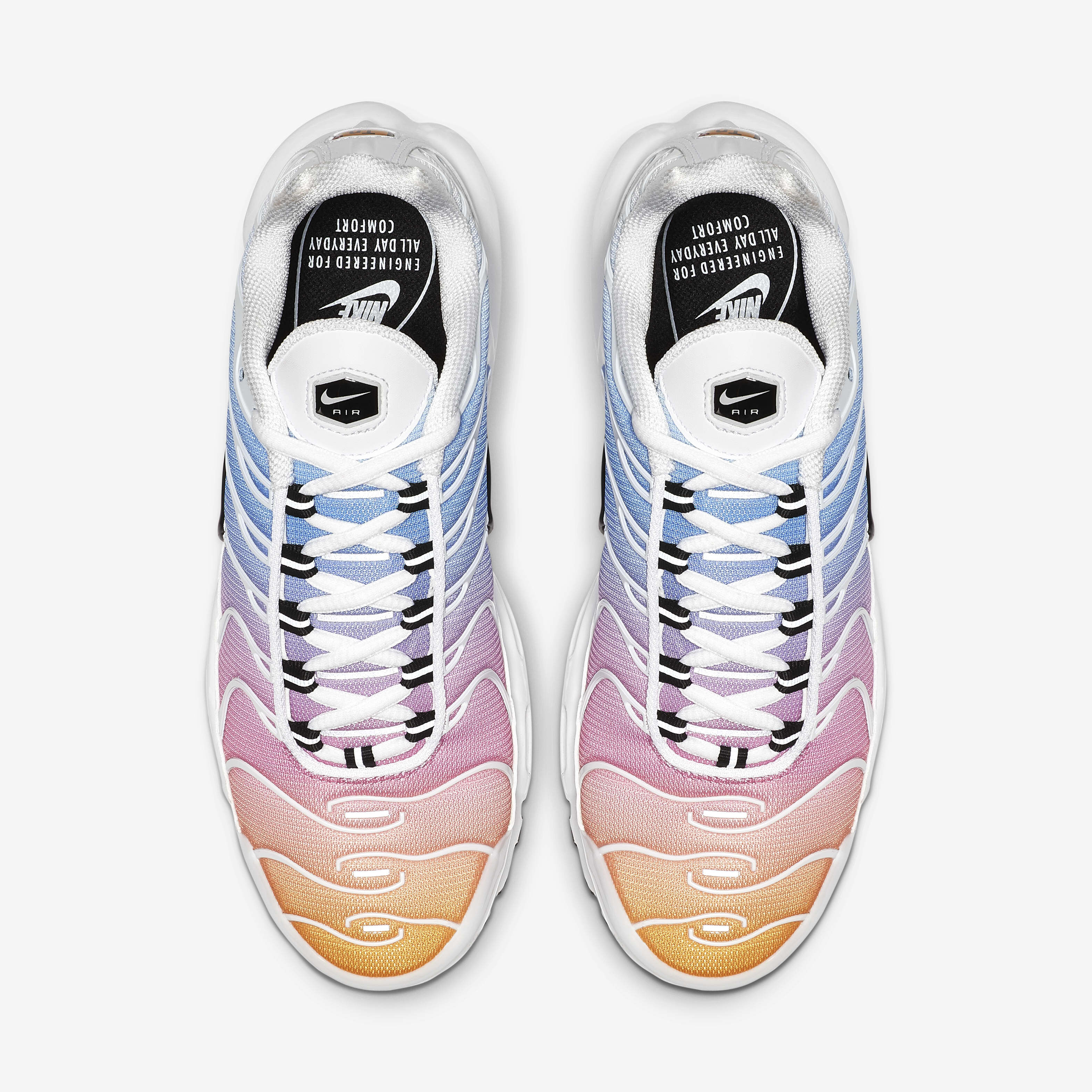 Nike air max plus white/university blue/psychic pink/black 2025