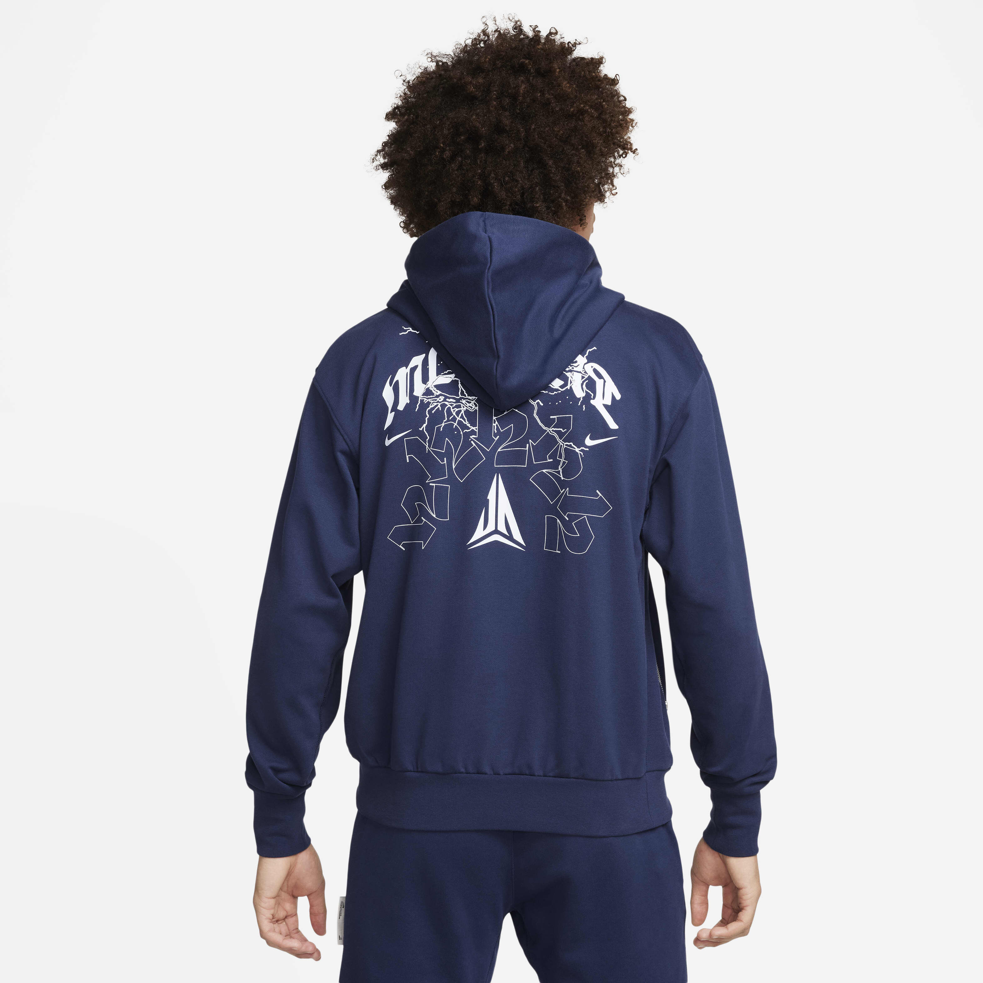 Buy Ja Standard Issue Men s Dri FIT Pullover Basketball Hoodie Midnight Navy Football Grey Nike Kuwait Official