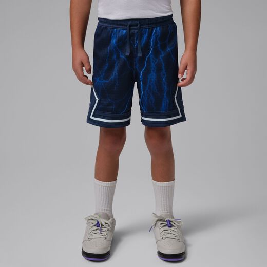 Kids' Shorts-JRDN, Jordan Dri-FIT, Little Kids' MJ Printed Sport Diamond Shorts