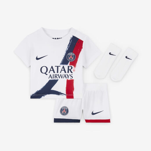 Tracksuits-Nike, Paris Saint-Germain 2024 Stadium Away, Baby/Toddler Nike Football Replica 3-Piece Kit