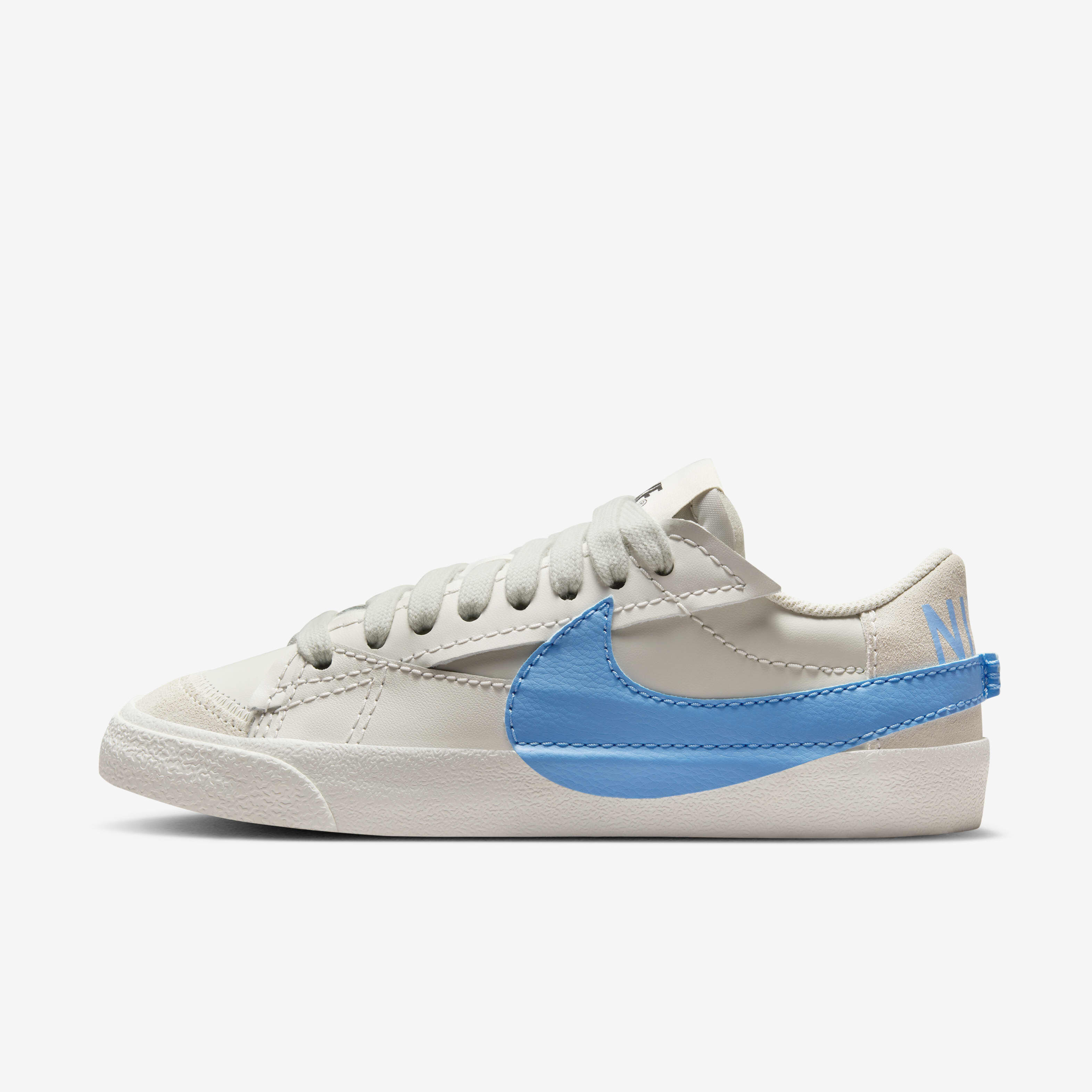 Buy Nike Blazer Low '77 Jumbo Women's Shoes - Light Bone/Phantom/Summit  White/University Blue | Nike Kuwait Official