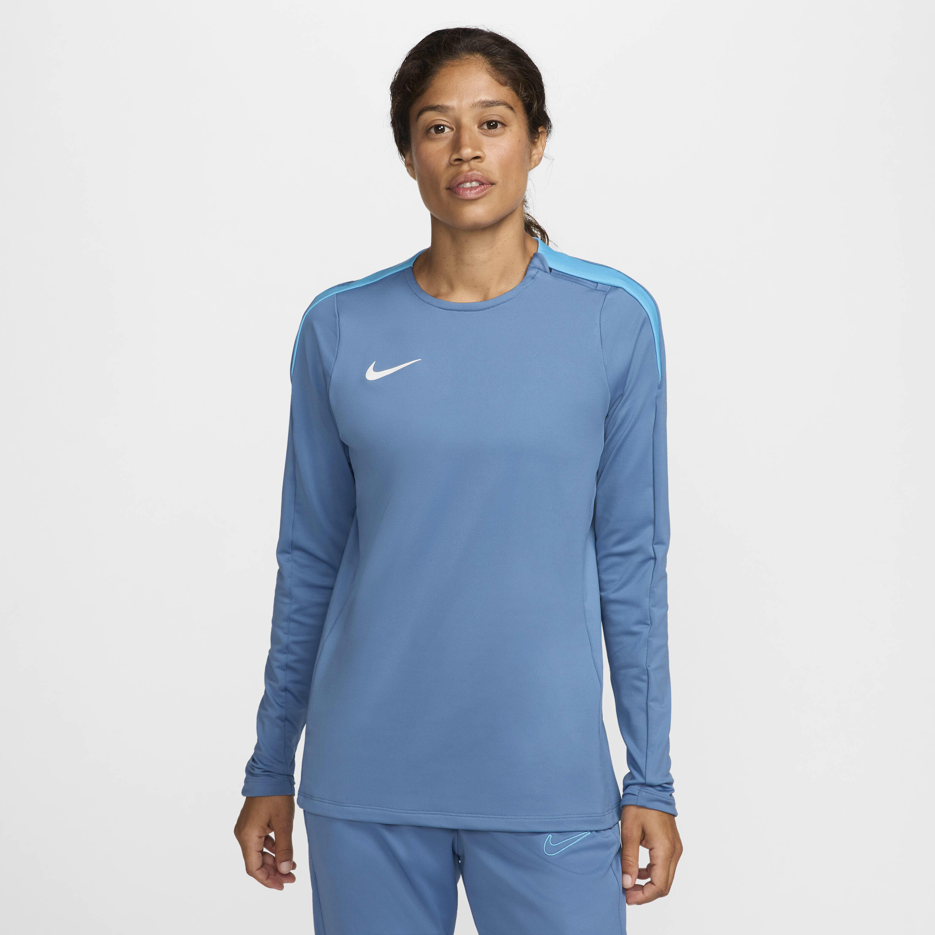 Buy Nike Strike Women s Dri FIT Crew Neck Football Top Aegean Storm Baltic Blue White Nike Kuwait Official