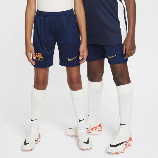FC Barcelona-Nike, F.C. Barcelona 2024/25 Stadium Home, Older Kids' Nike Dri-FIT Football Replica Shorts