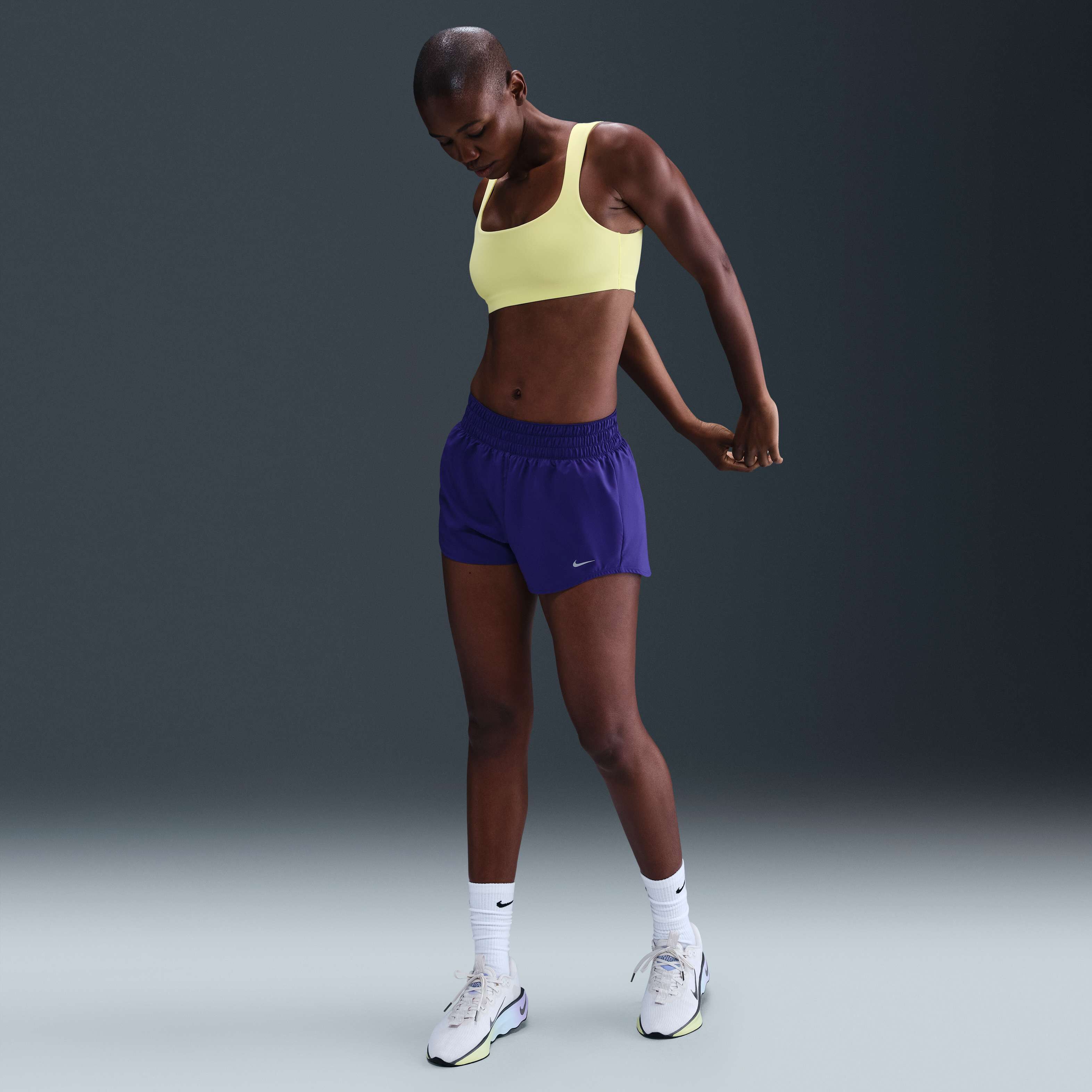 Power Zip Adjustable Straps Padded Running Bra | Women's