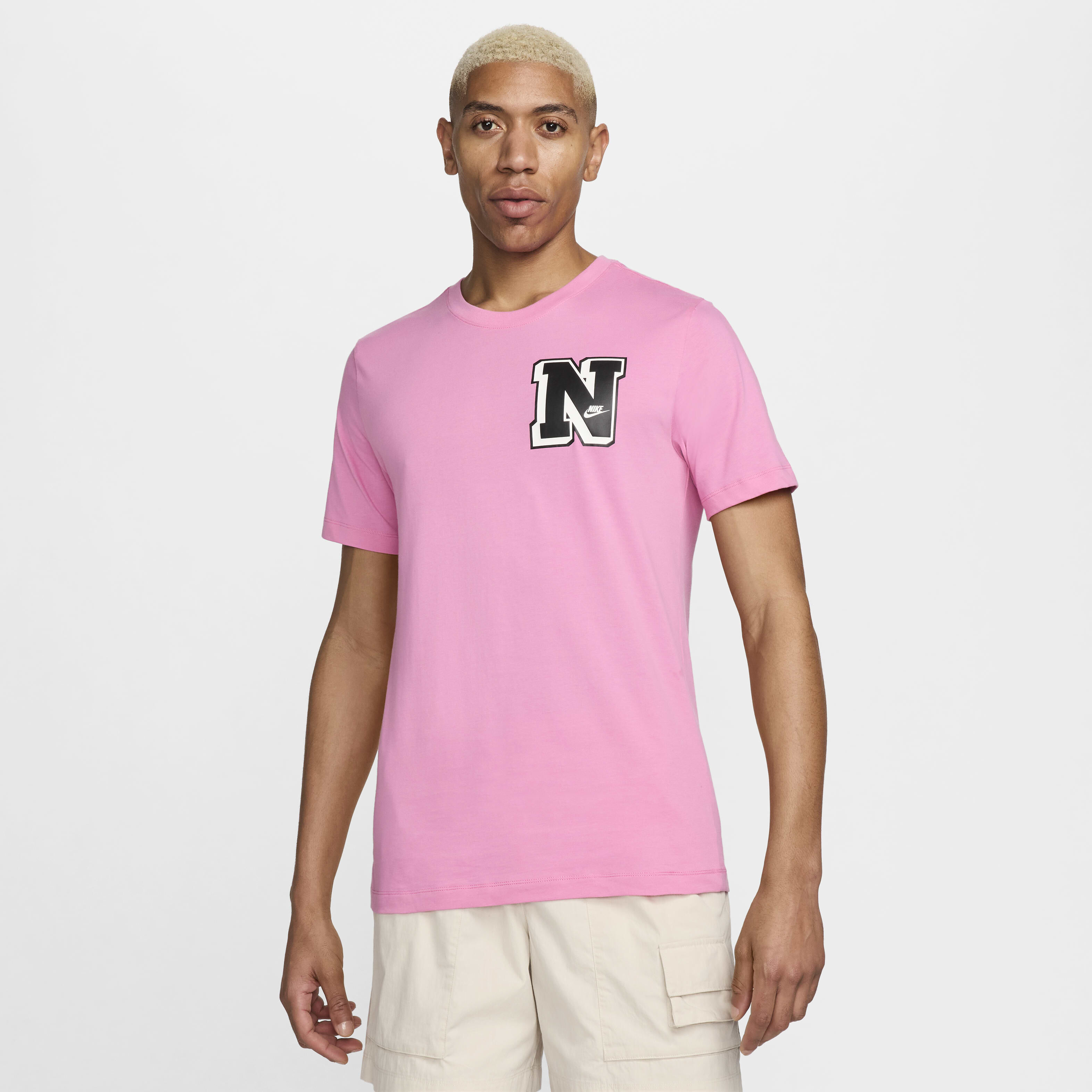 Buy Nike Sportswear Men's T-Shirt Playful Pink Nike Kuwait