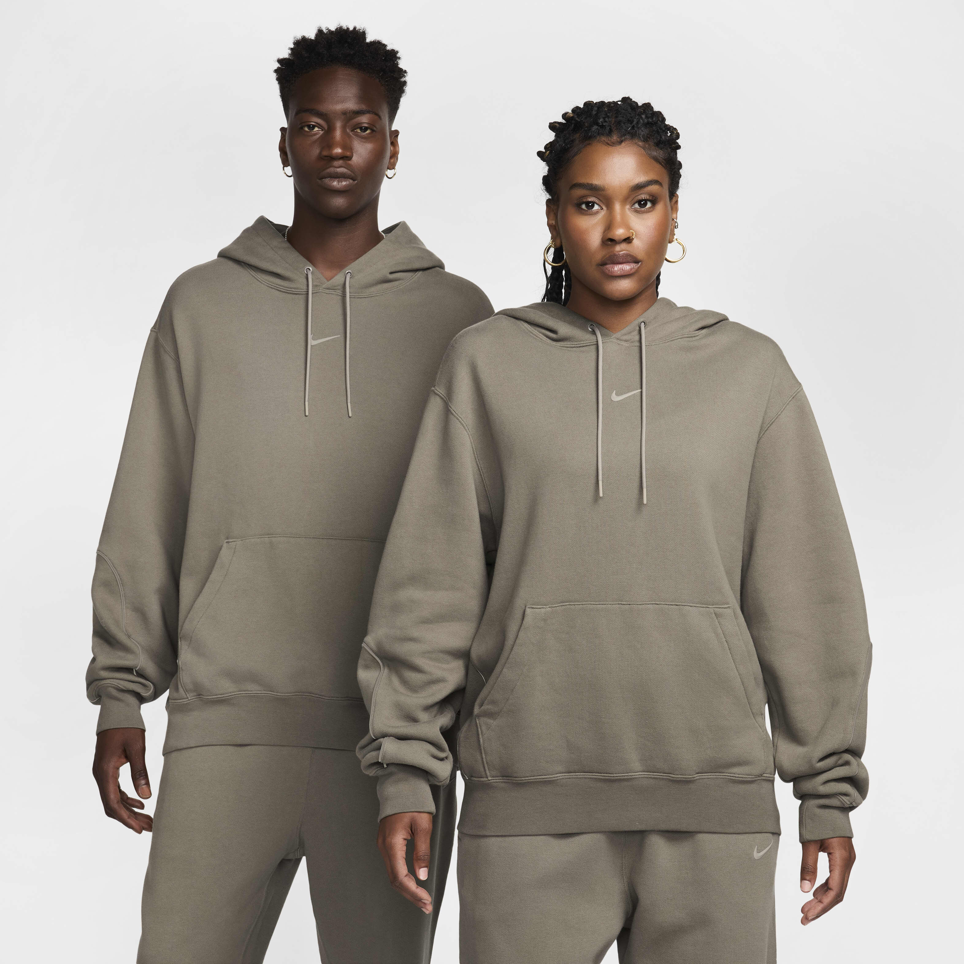 nikelab olive grey hoodie
