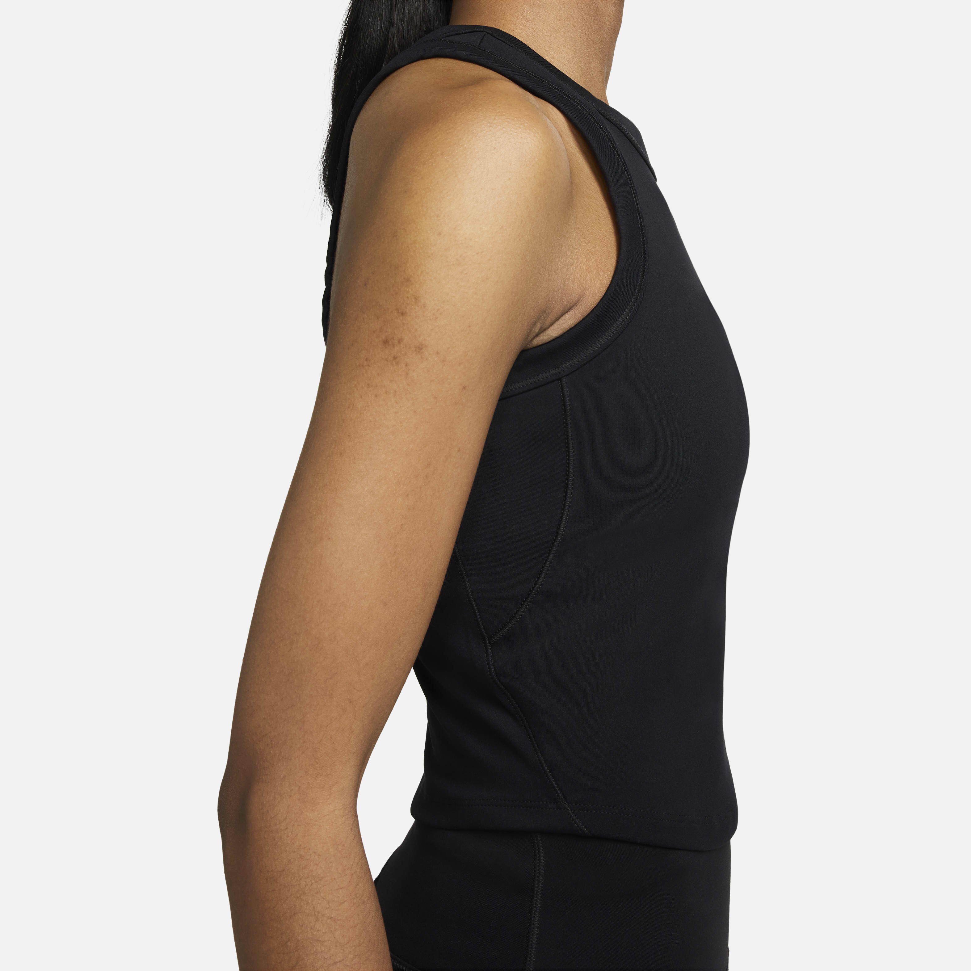 Buy Nike One Fitted Women's Dri-FIT Cropped Tank Top - Black