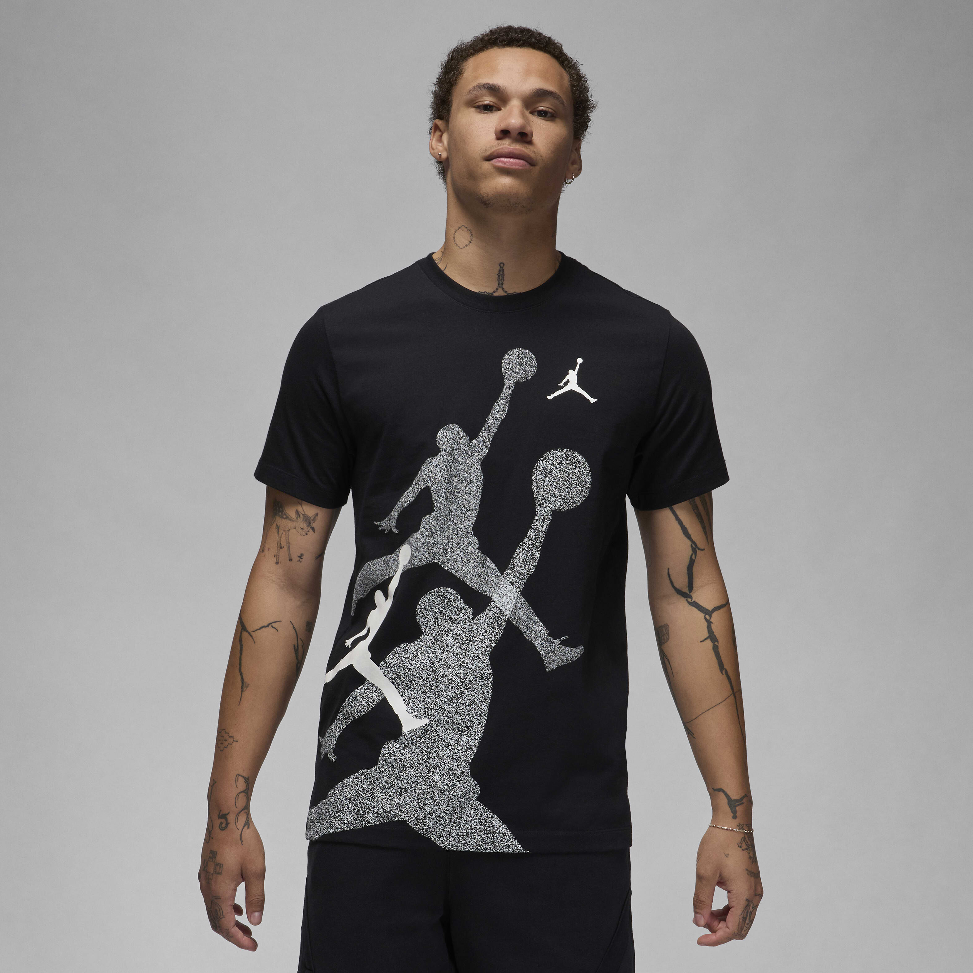 Buy Jordan Brand Men's T-Shirt - Black/White/White | Nike