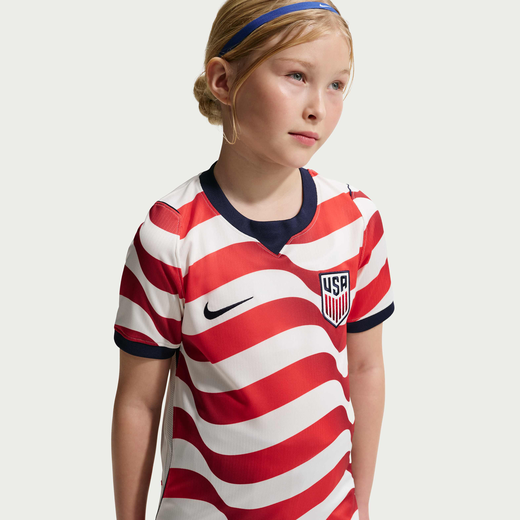 Kids' Jerseys-Nike, USMNT 2026 Stadium Home, Older Kids' Nike Dri-FIT Football Replica Shirt