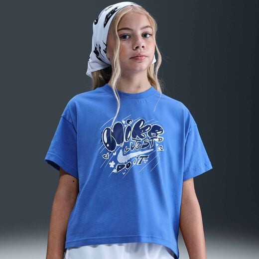 Kids' Short Sleeves Shirts-Nike, Nike Sportswear, Older Kids' (Girls') T-Shirt