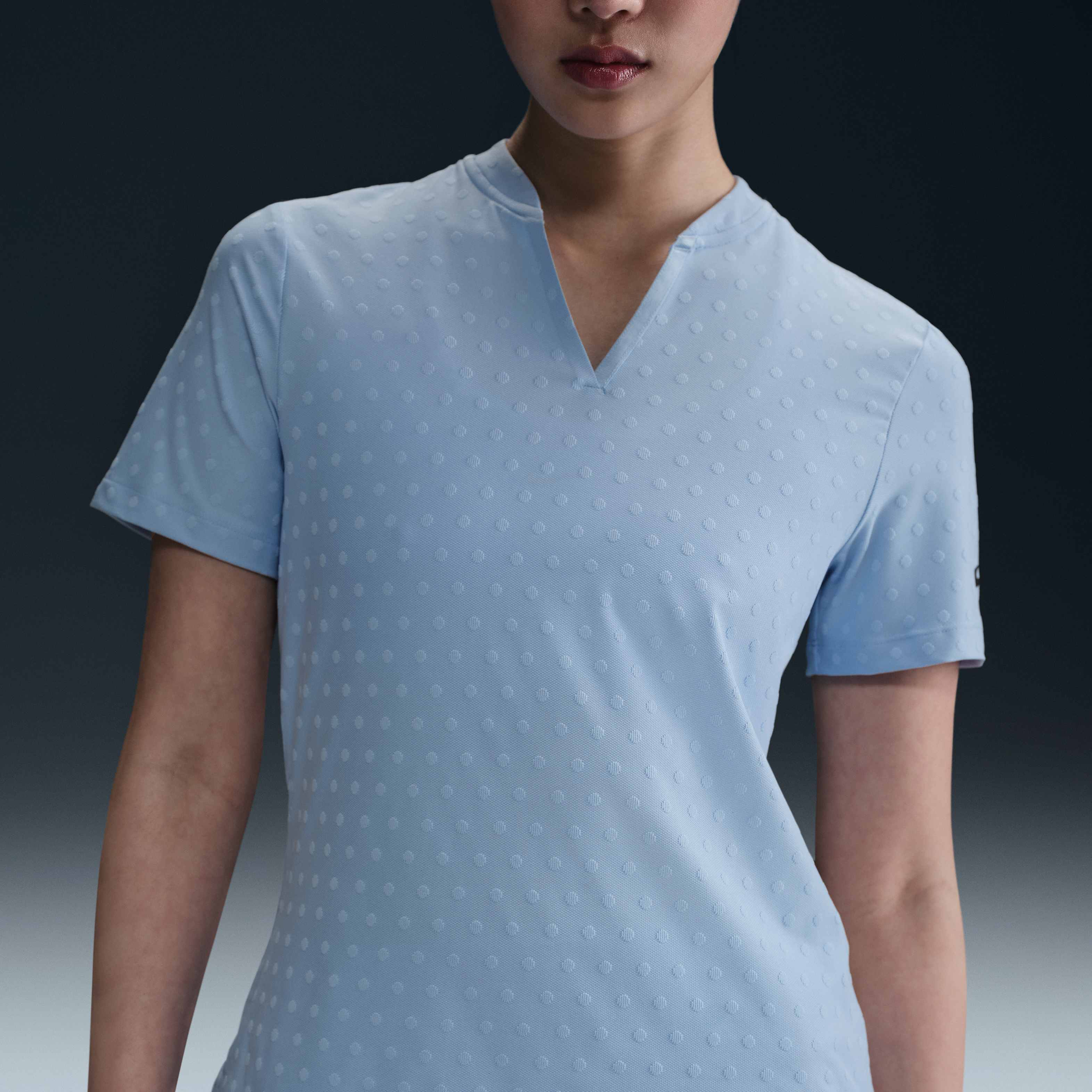 Buy Nike Tour Women's Dri-FIT Short-Sleeve Blade Jacquard