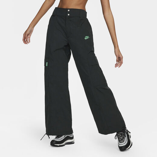 Trousers & Tights-Nike, Nike Sportswear, Women's High-Waisted Woven Cargo Trousers