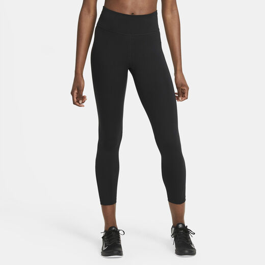 Trousers & Tights-Nike, Nike One, Women's Mid-Rise 7/8 Mesh-Panelled Leggings