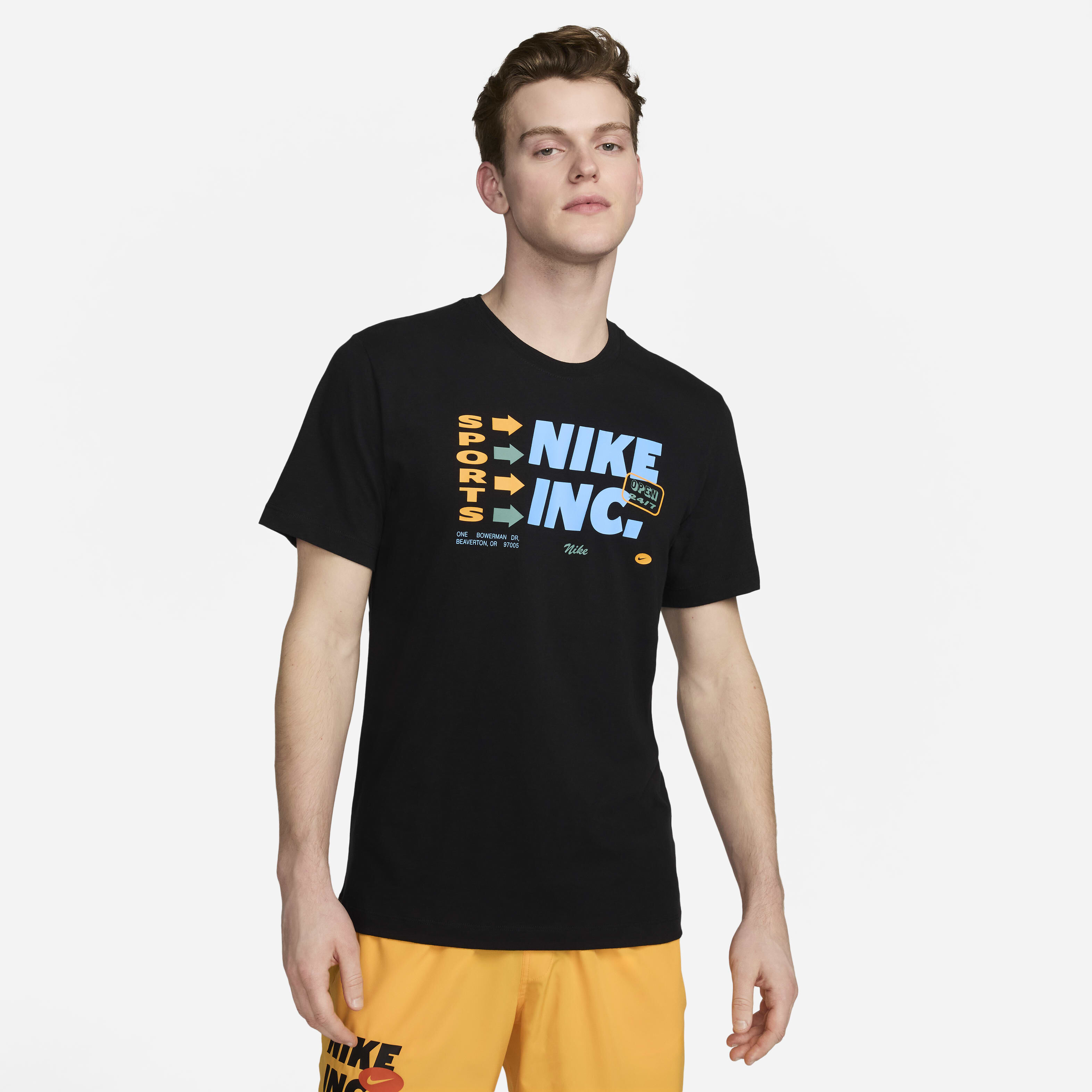Buy Nike Men s Dri FIT Fitness T Shirt Nike Kuwait Official