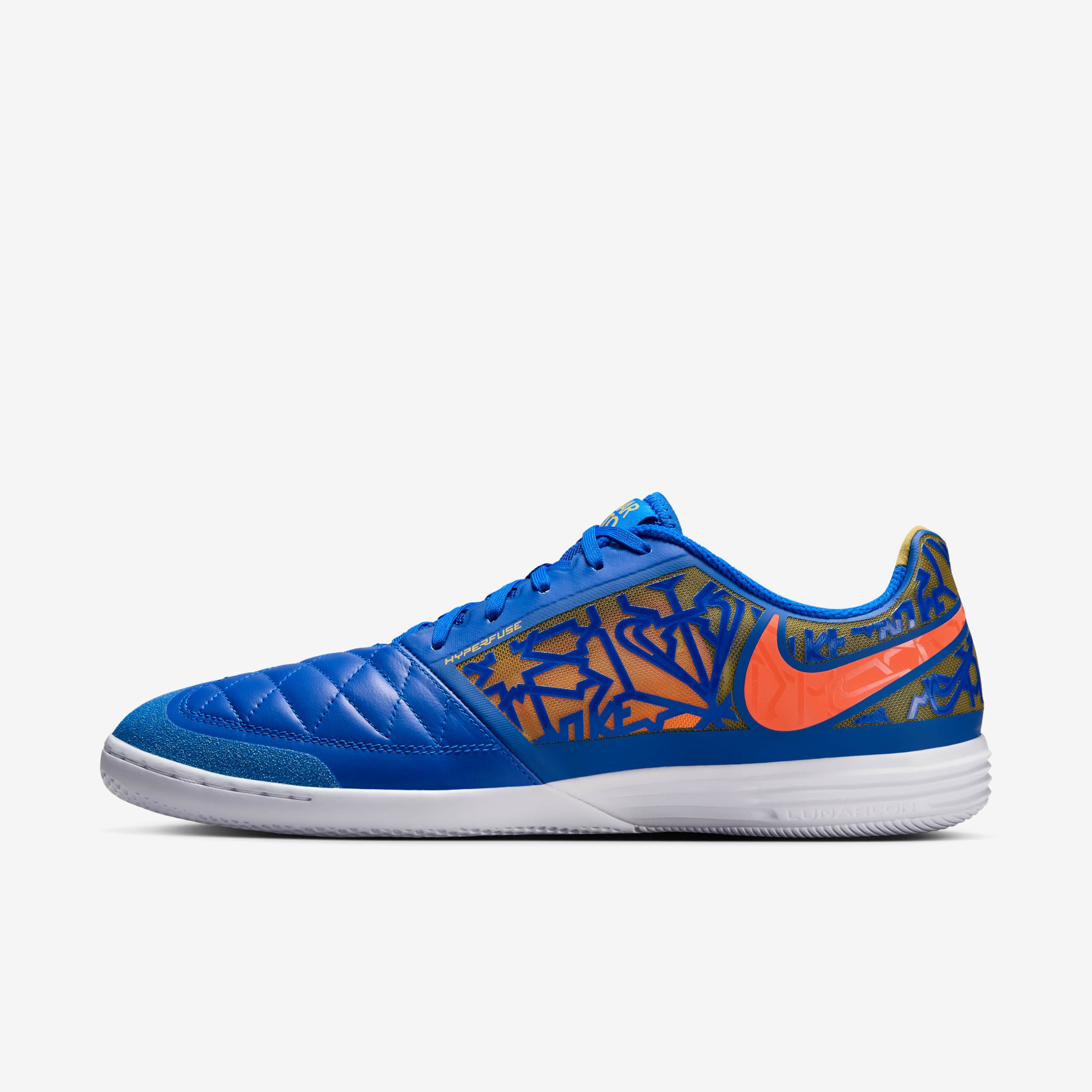 Nike Lunar Gato フットサルシューズ 青/オレンジ Buy Nike Lunar Gato 2 IC Low-Top Football Shoes - Racer Blue/Hyper