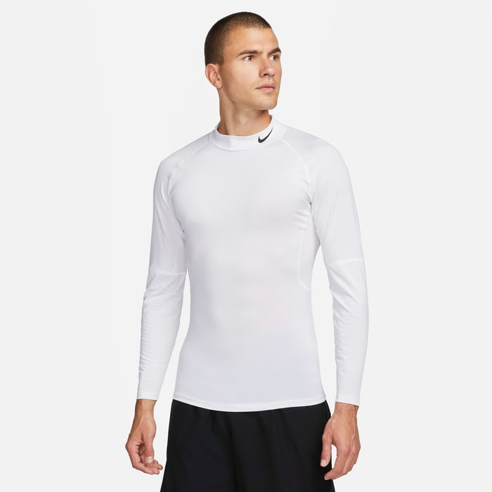 Buy Nike Pro Men's Dri-FIT Fitness Mock-Neck Long-Sleeve Top