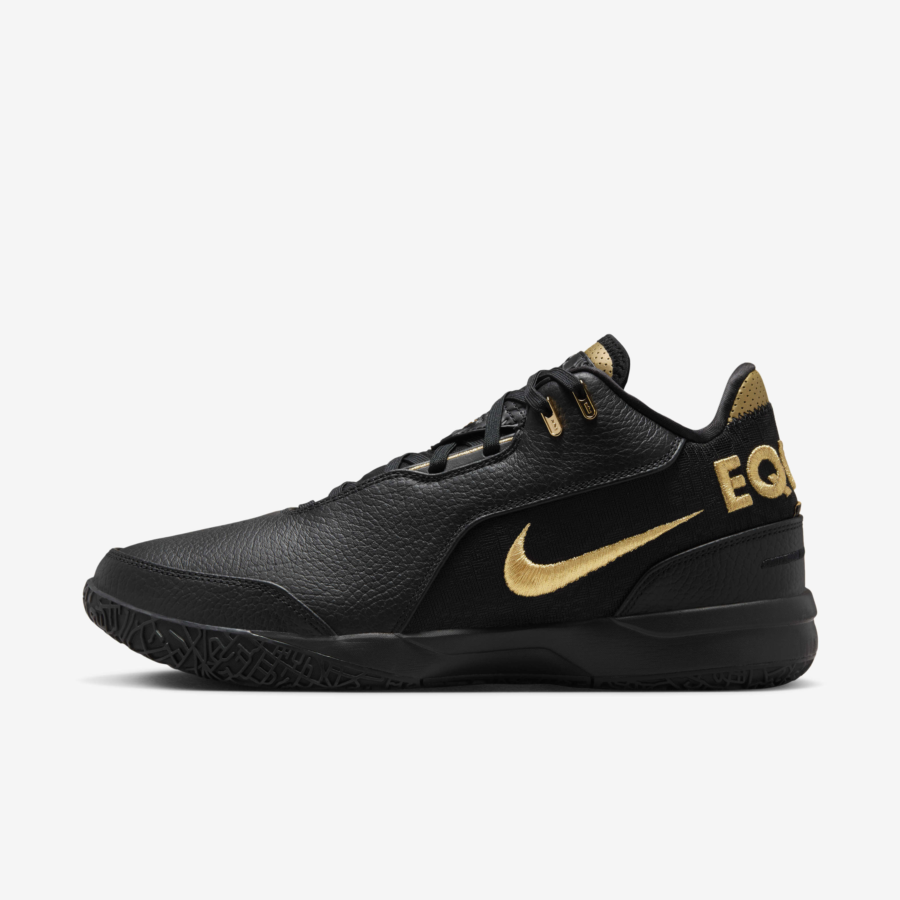 Lebron shoes black and gold hotsell
