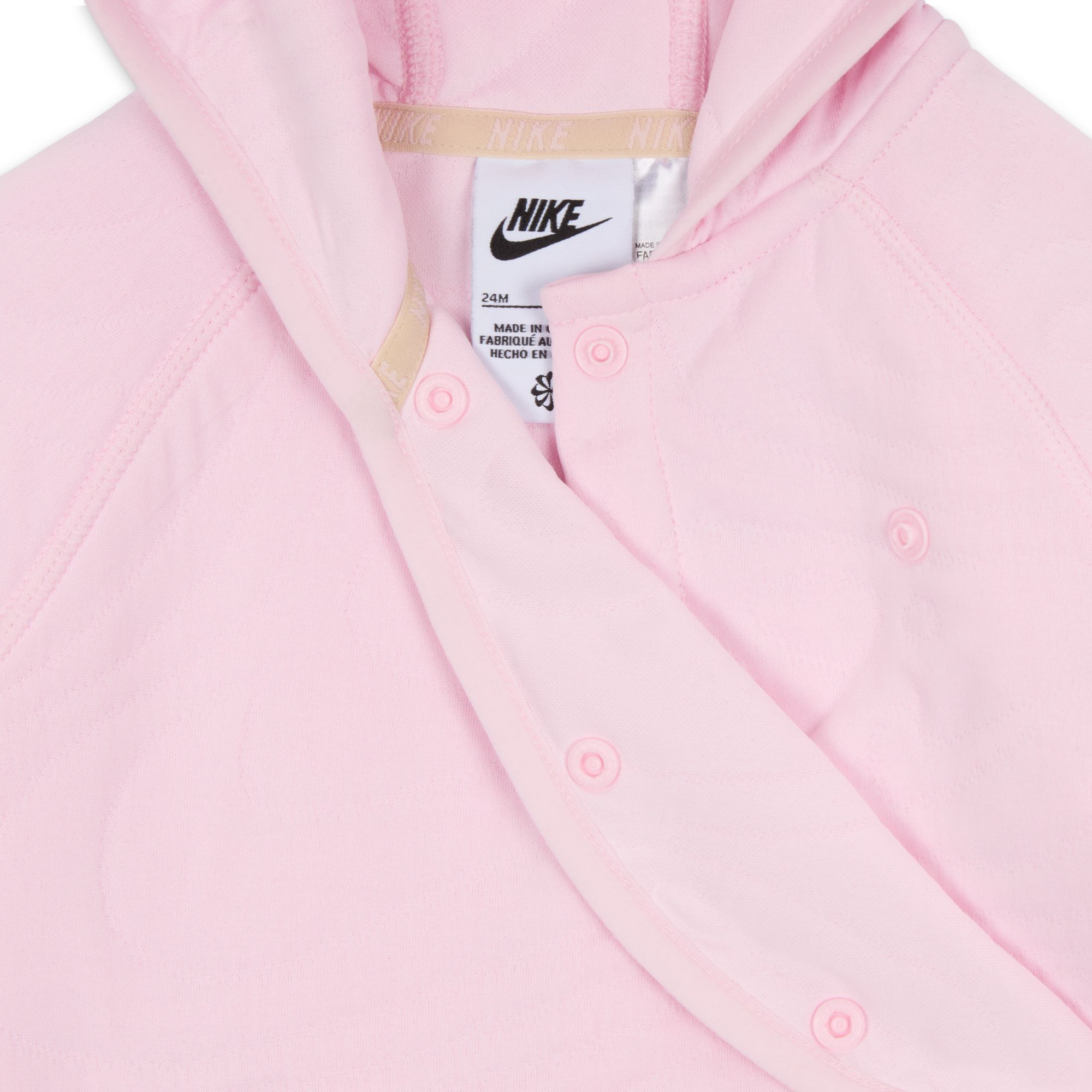 nike light pink jacket