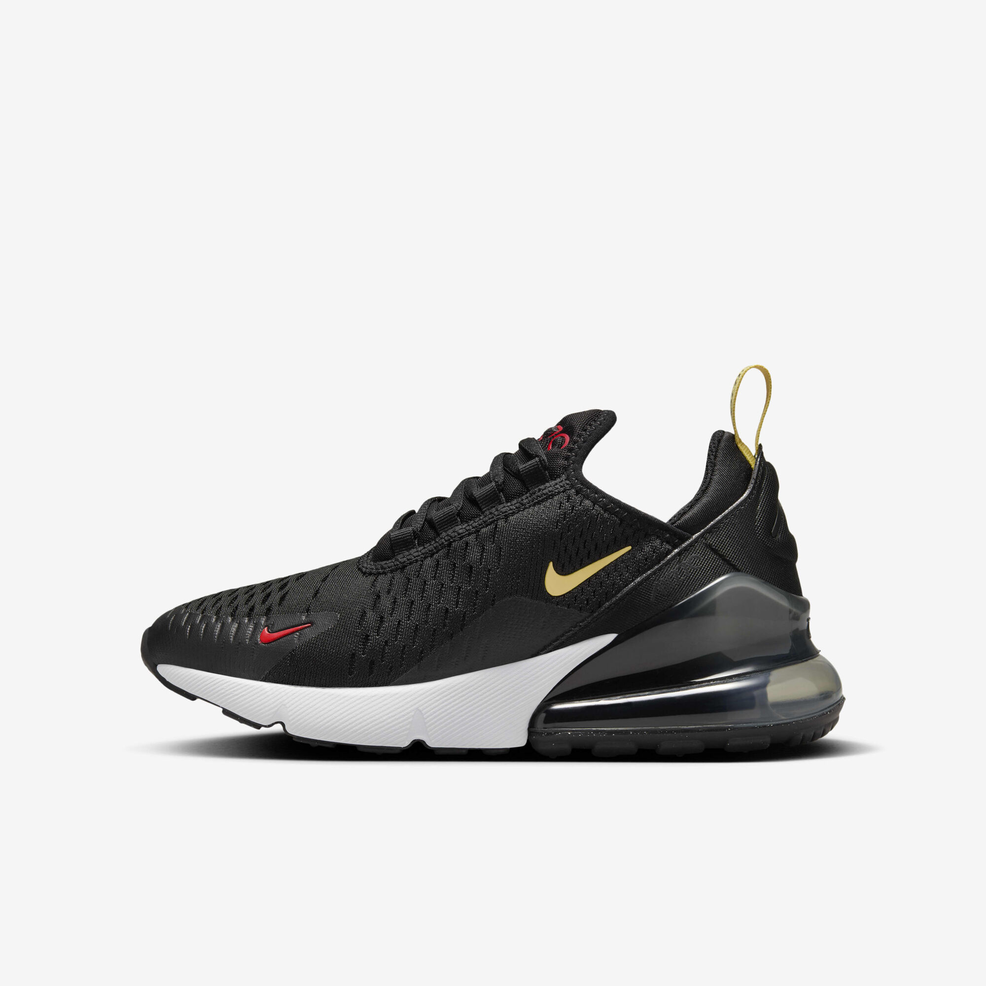 Buy Nike Air Max 270 Older Kids' Shoes Black/Gym Red/White