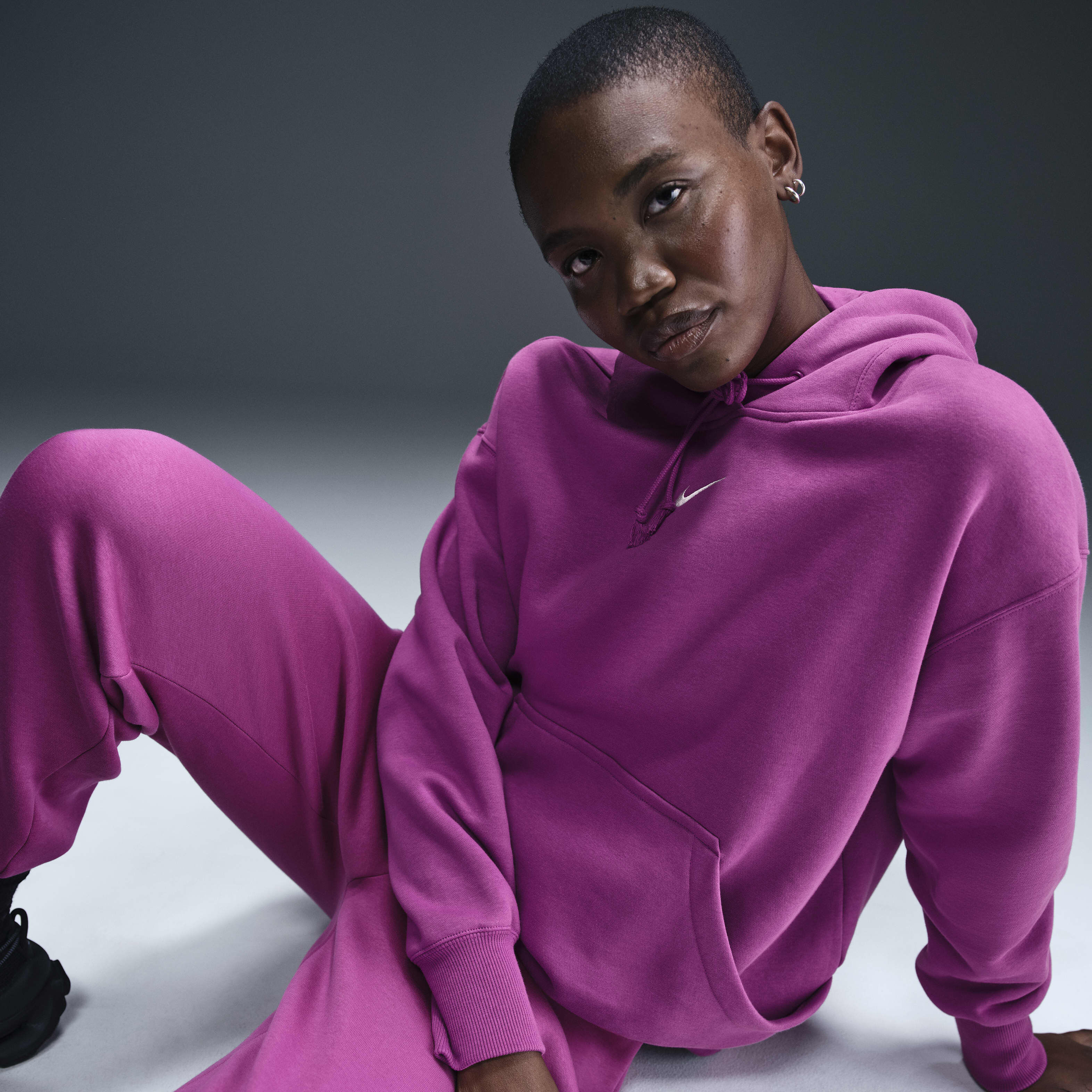 Buy Nike Sportswear Phoenix Fleece Women s Oversized Pullover Hoodie Nike Kuwait Official