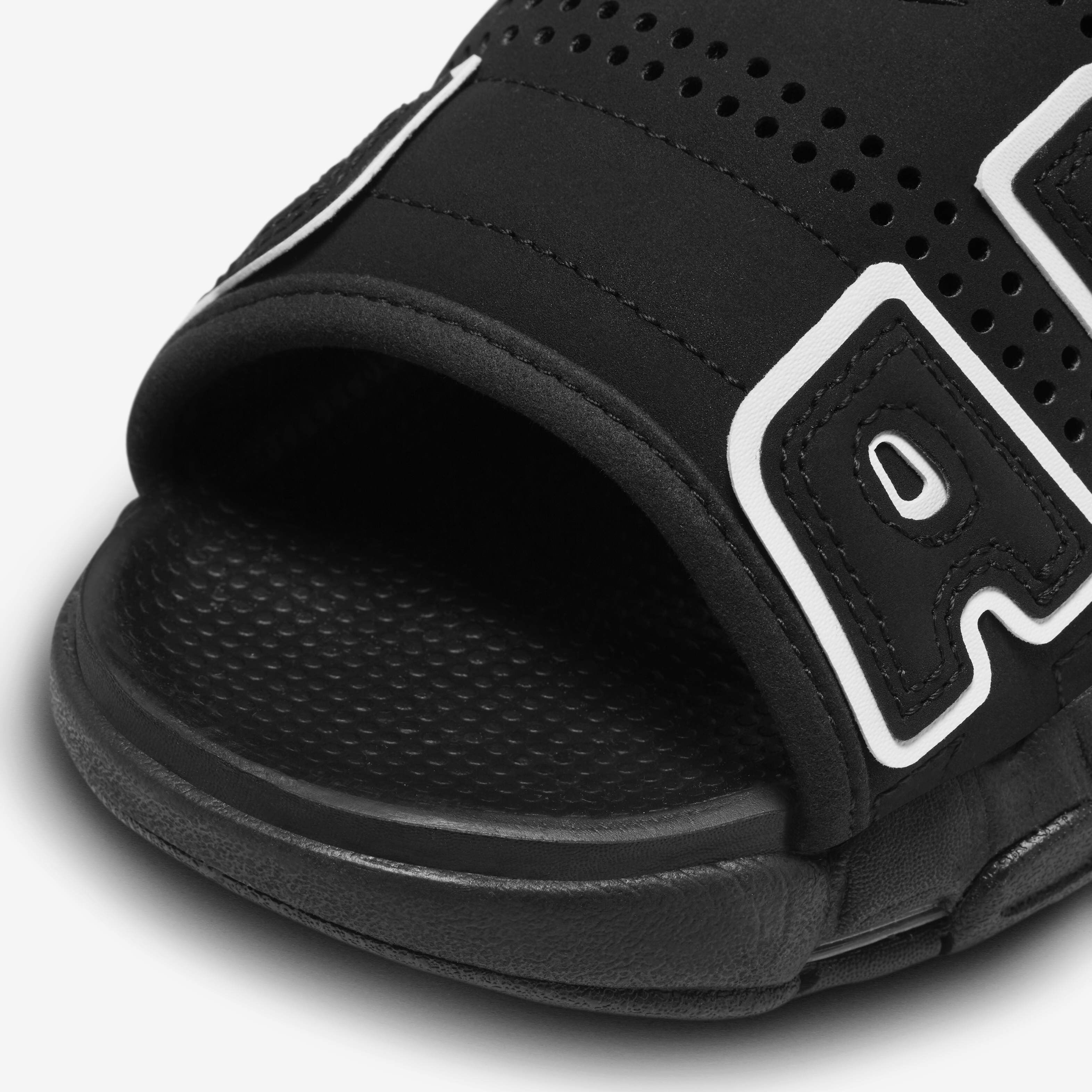 靴 NIKE AIR MORE UPTEMPO SLIDE BLACK 28cm Nike Air More Uptempo Slide FJ2708-001 Release | Hypebeast