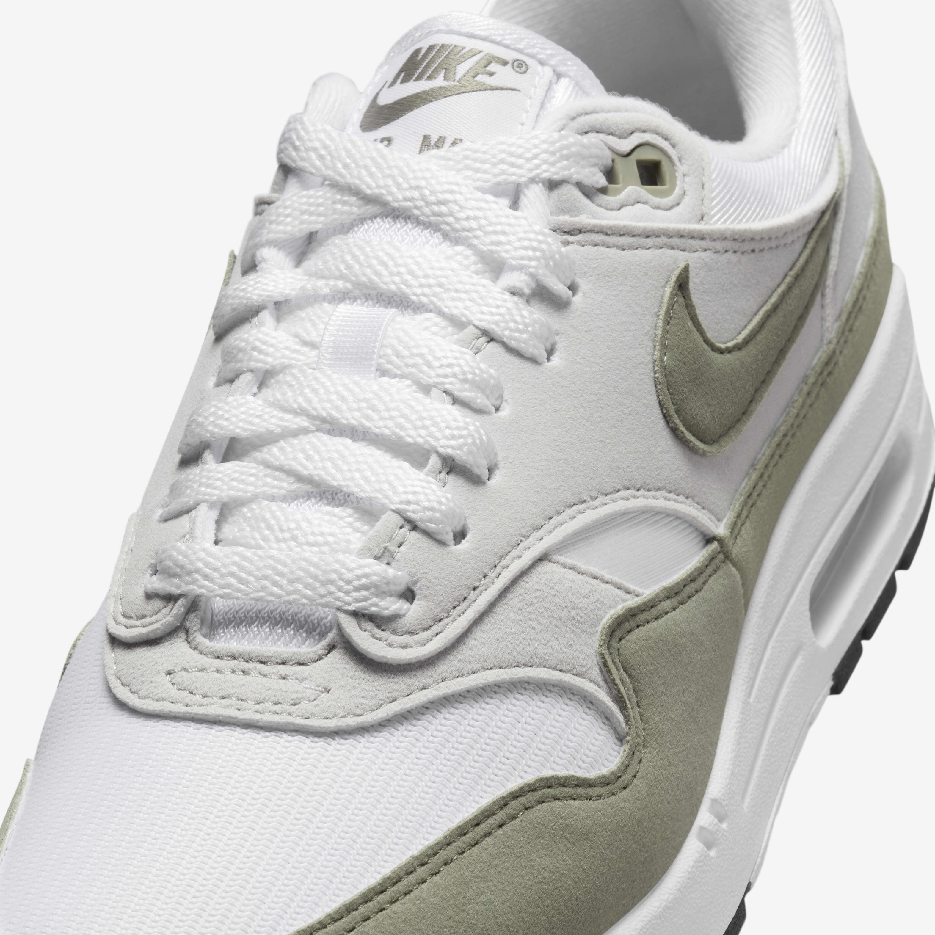 Buy Nike Air Max 1 Women s shoes White Neutral Grey Black Light Army Nike Kuwait Official