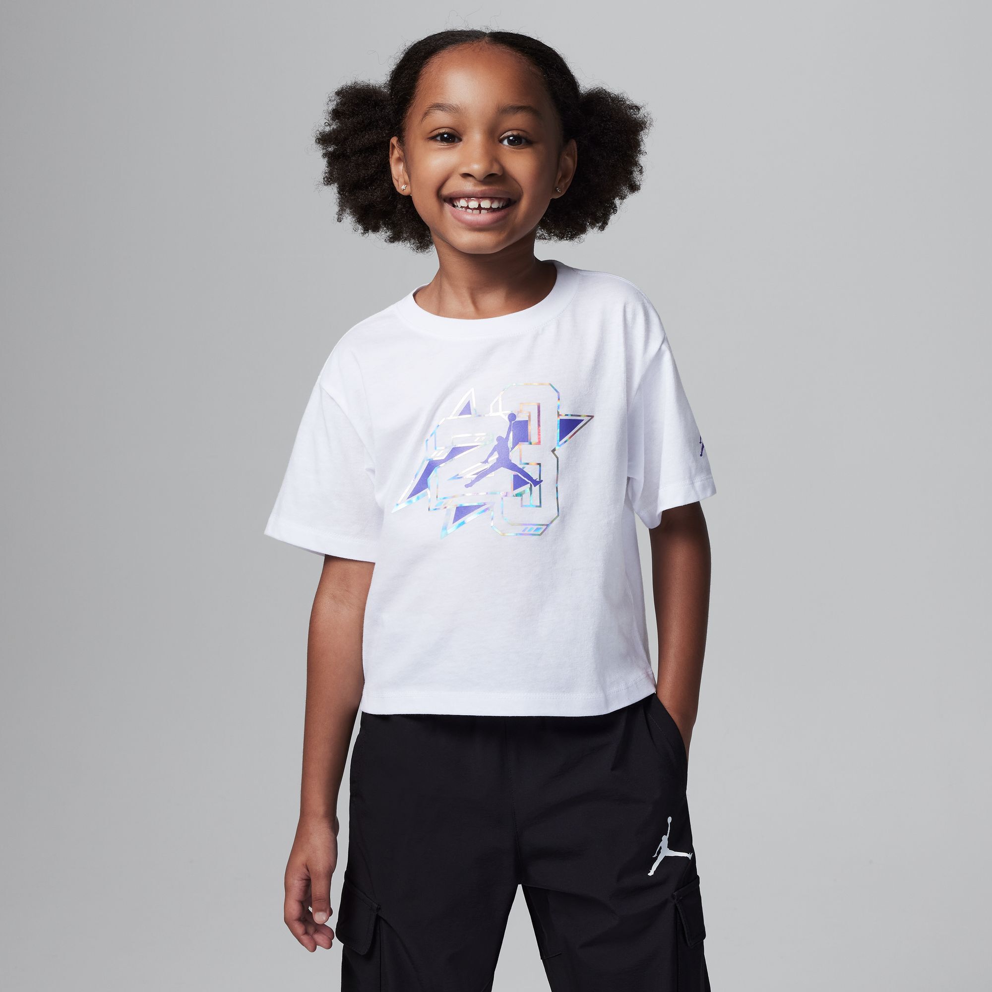 Buy Jordan Jumpman Shine Tee Little Kids T-Shirt - White