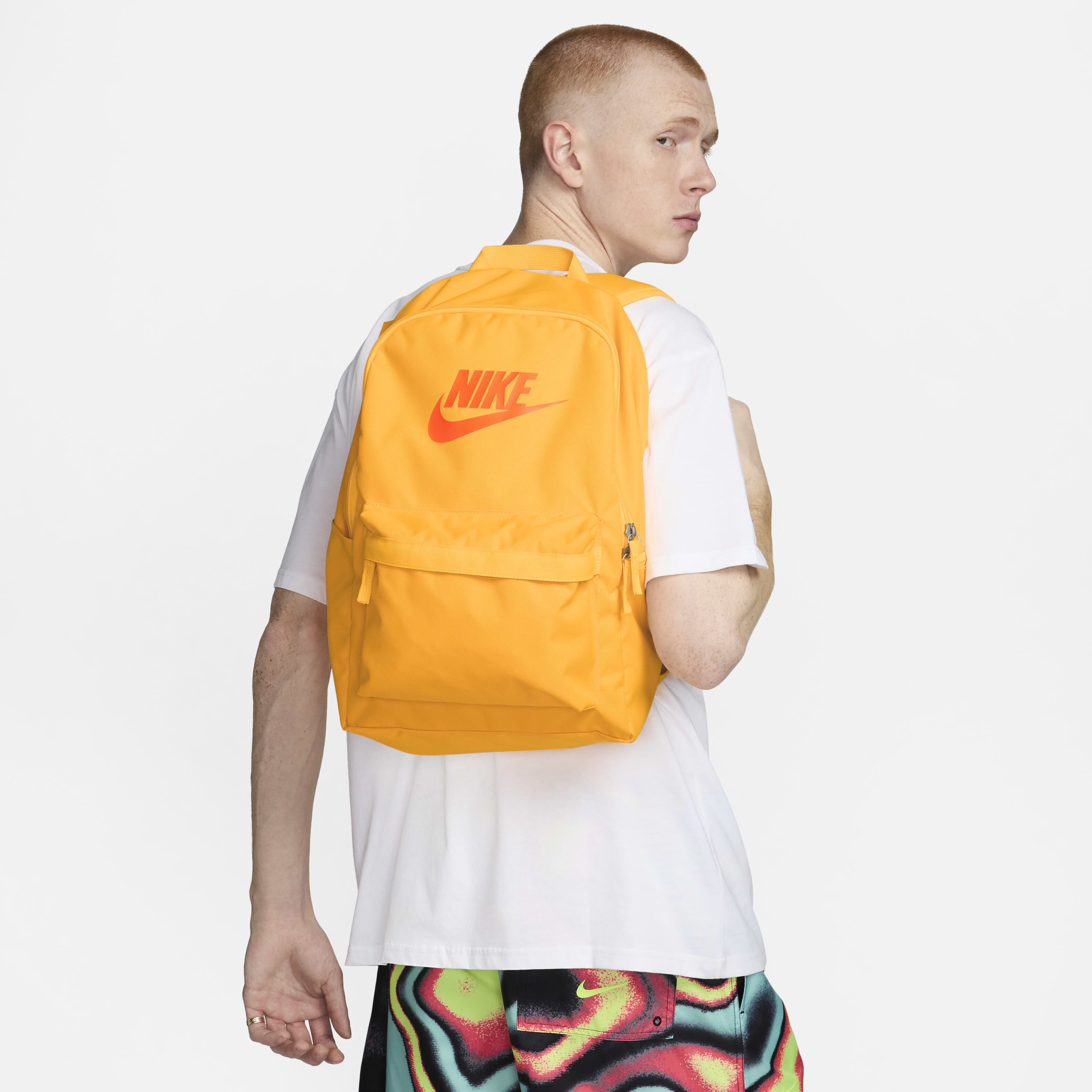 Nike neon yellow backpack best sale