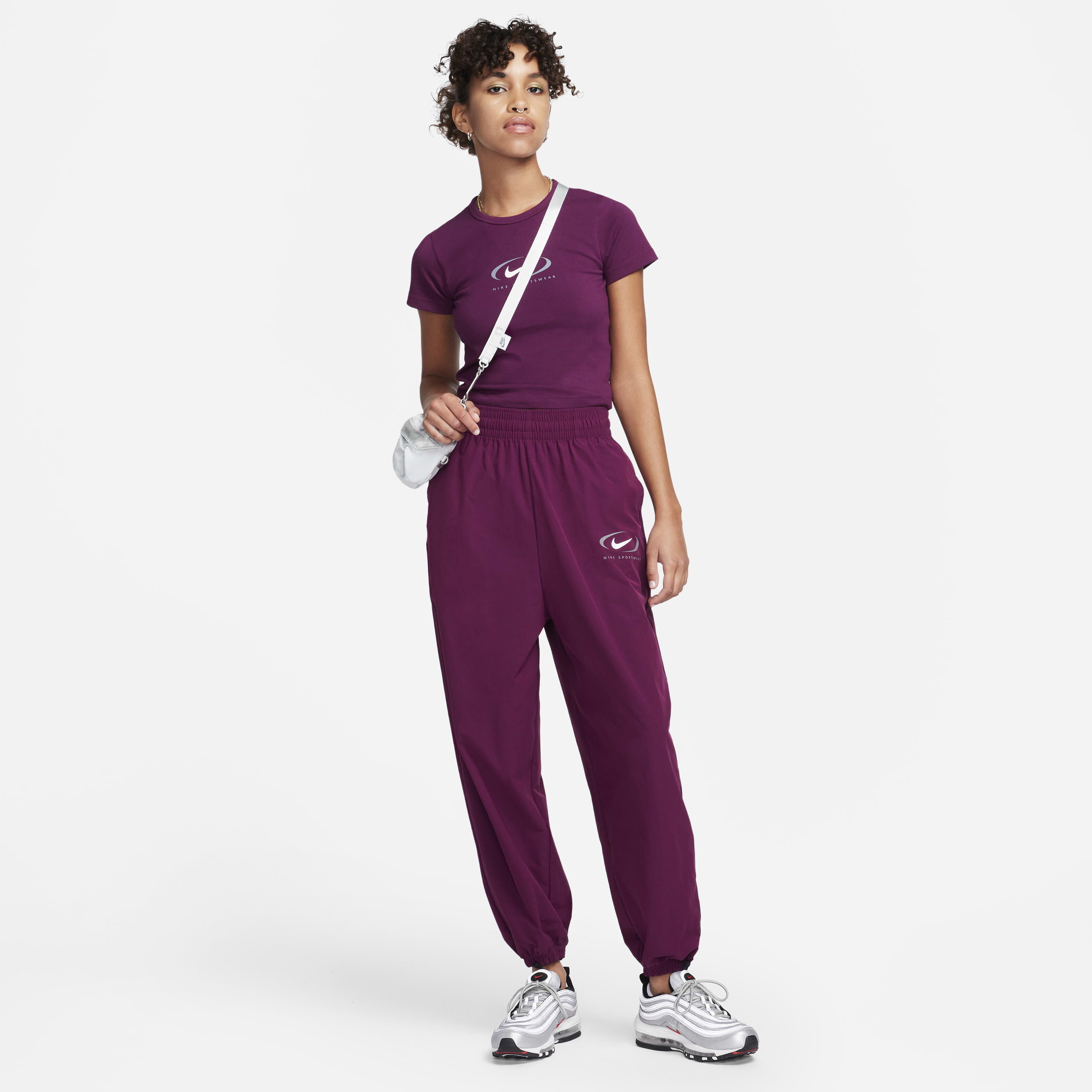 Nike twill joggers online