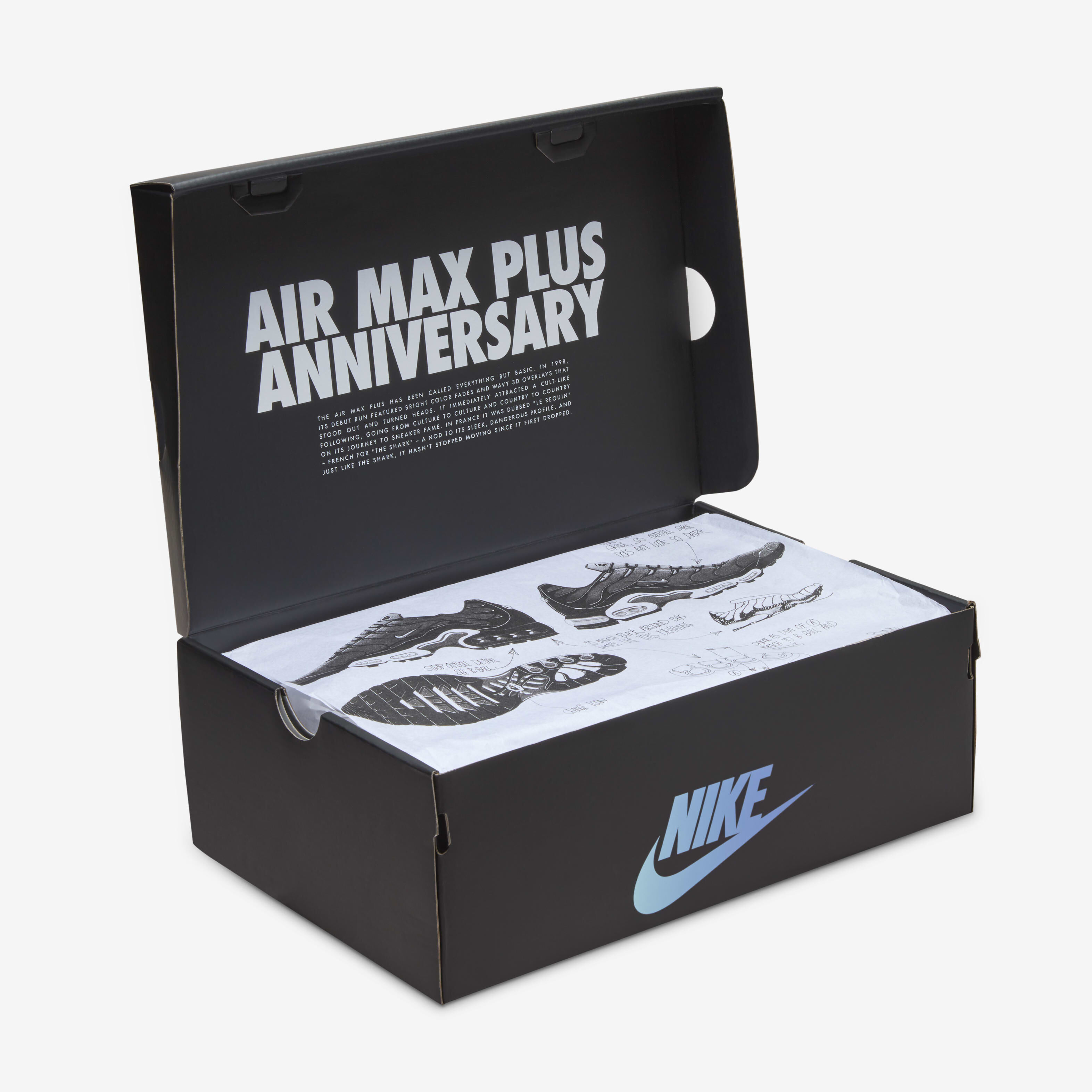 Nike air max plus shoe box store