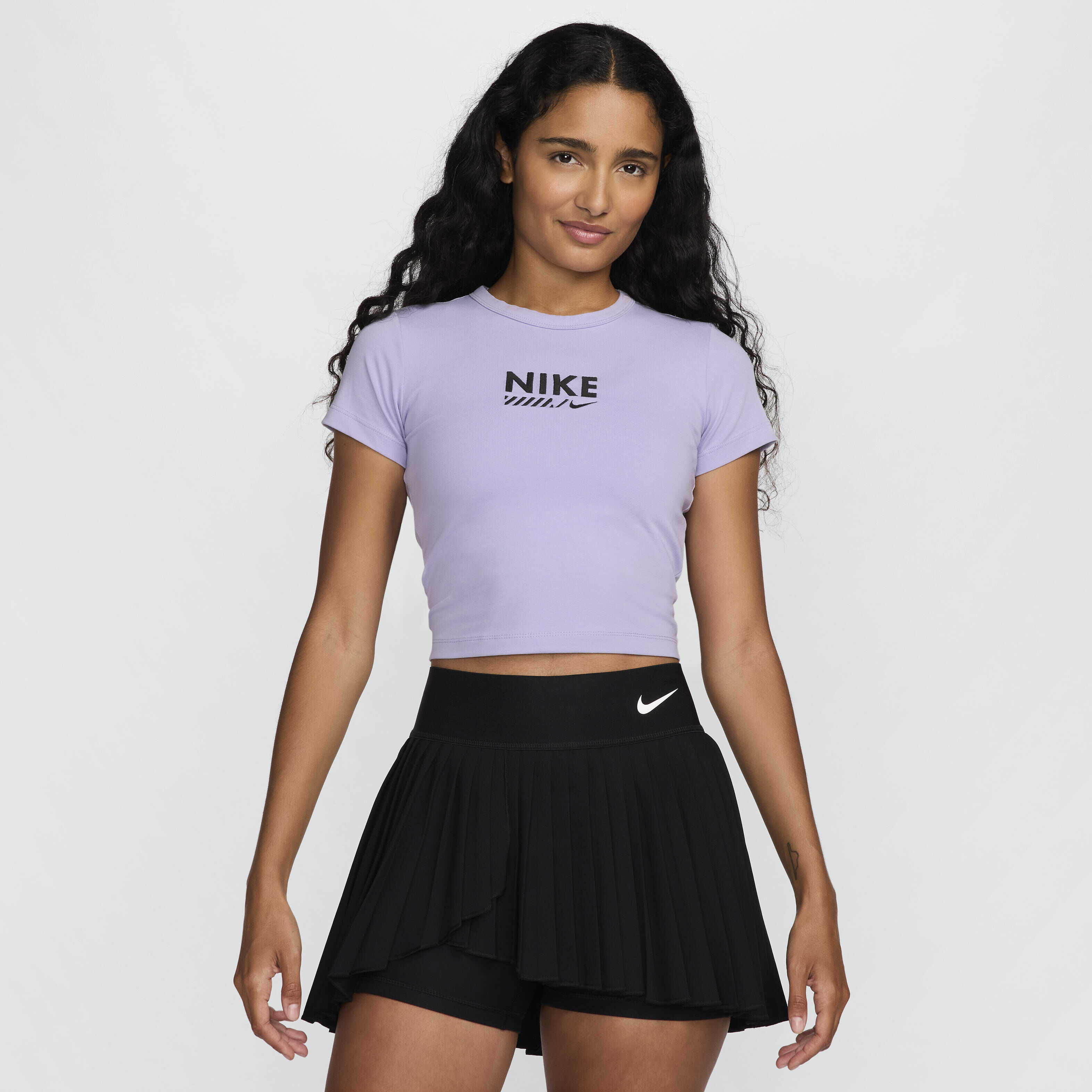 Nike crop top and skirt sales
