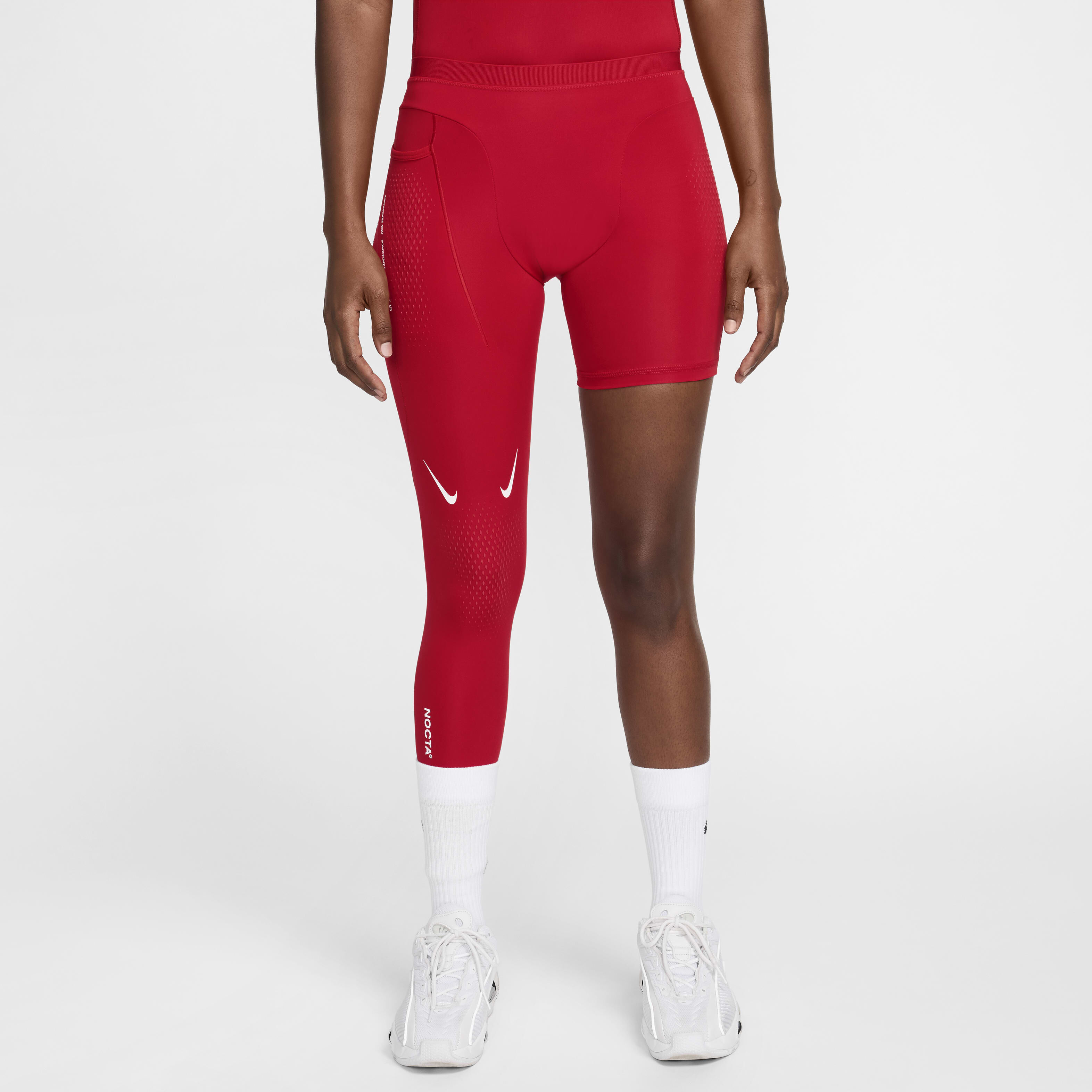 Red basketball tights cheap