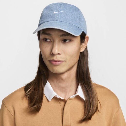 Women's Caps, Visors & Headbands-Nike, Nike Club, Unstructured Denim Cap