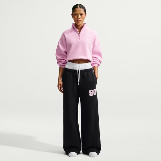 Women's Collection-Nike, Nike Studio Fleece Medium Weight, Women's Mid-Rise Wide-Leg Pants