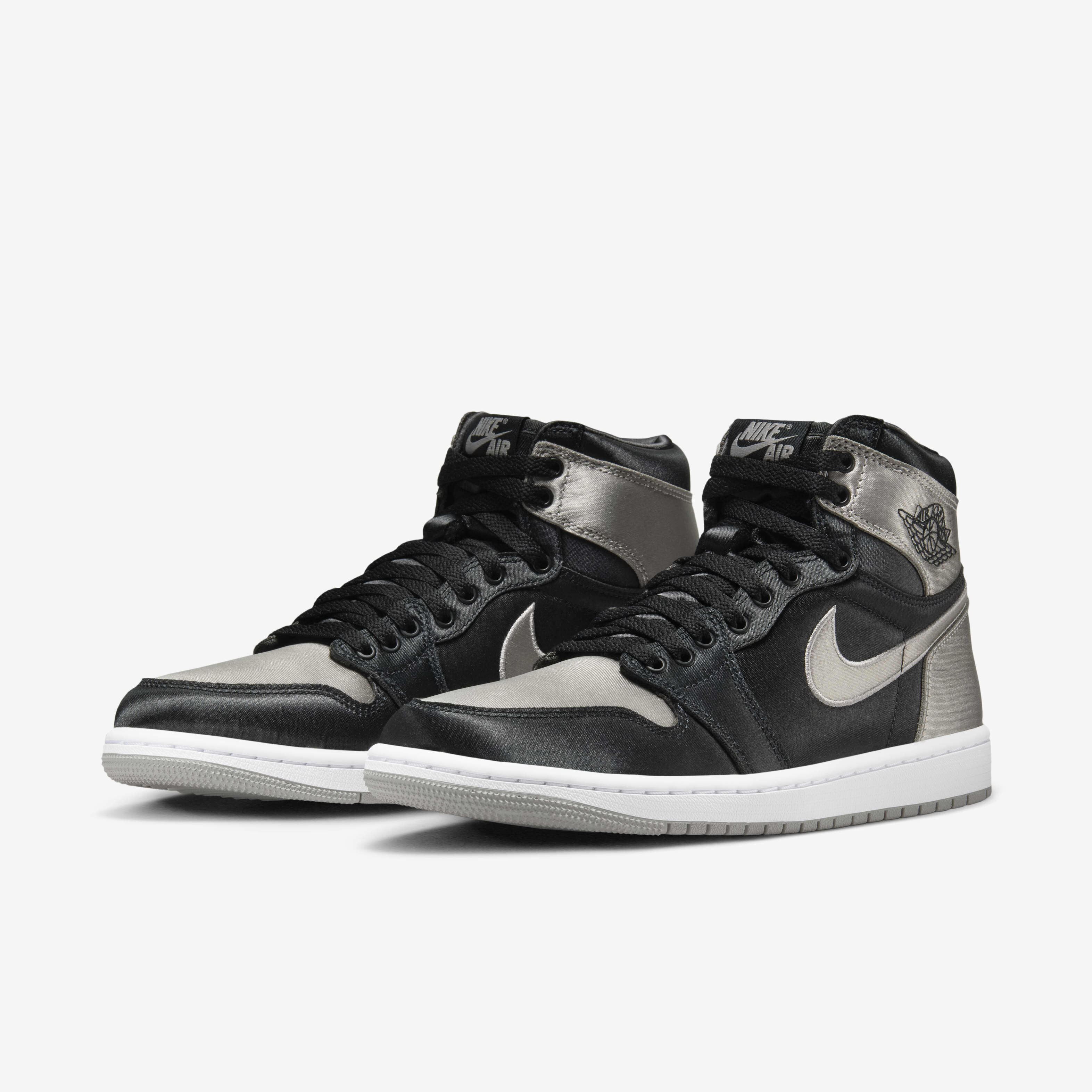 Buy Air Jordan High OG 'Satin Bred' Women's Shoes Black/White