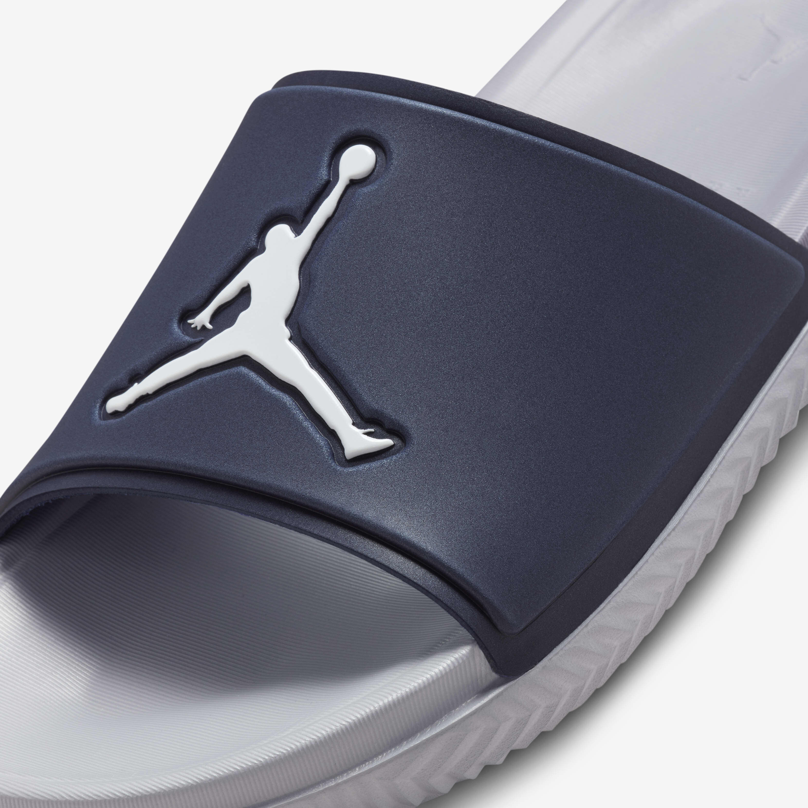 Buy Jordan Jumpman Men's Slides - Midnight Navy/Cement Grey