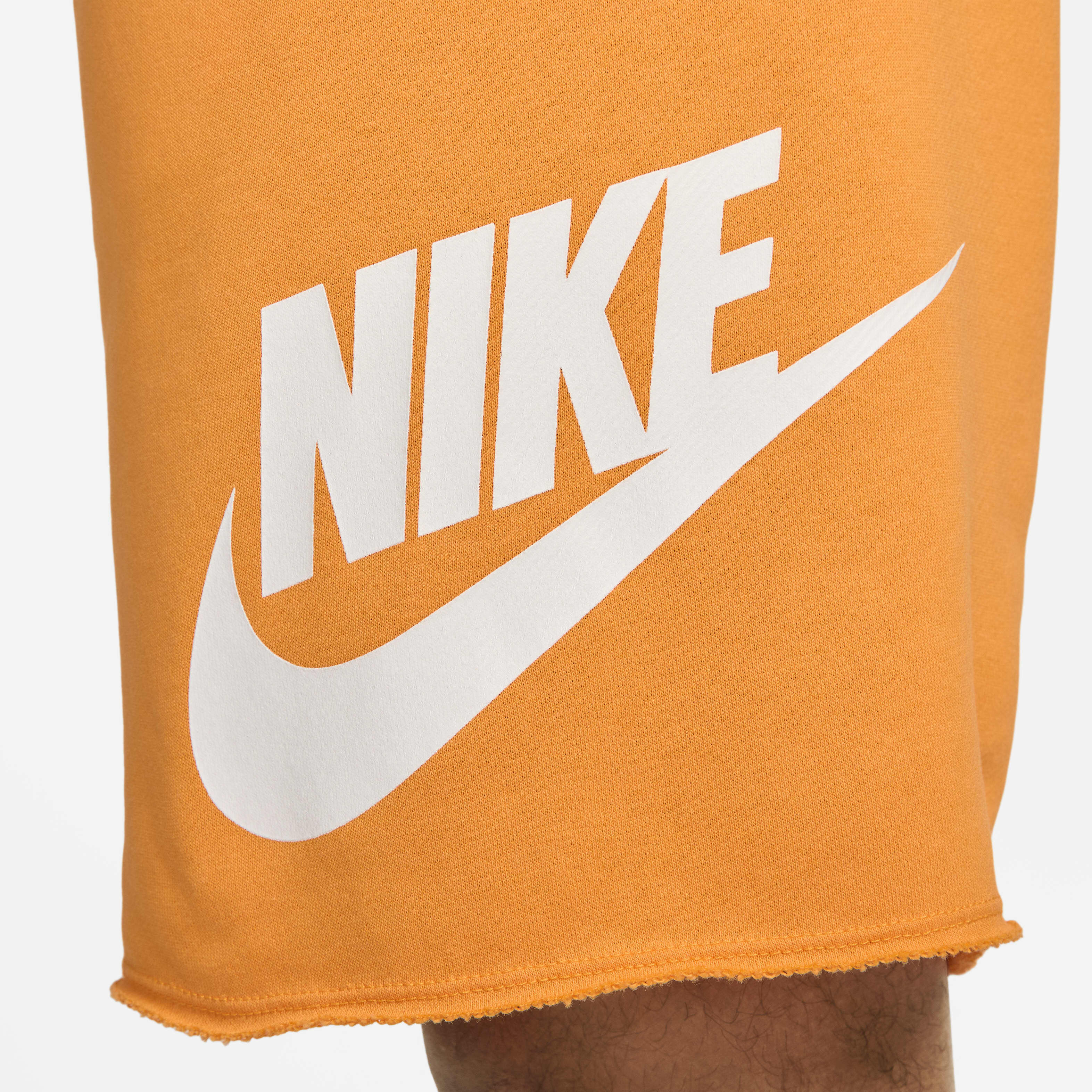 Nike alumni shorts orange hot sale