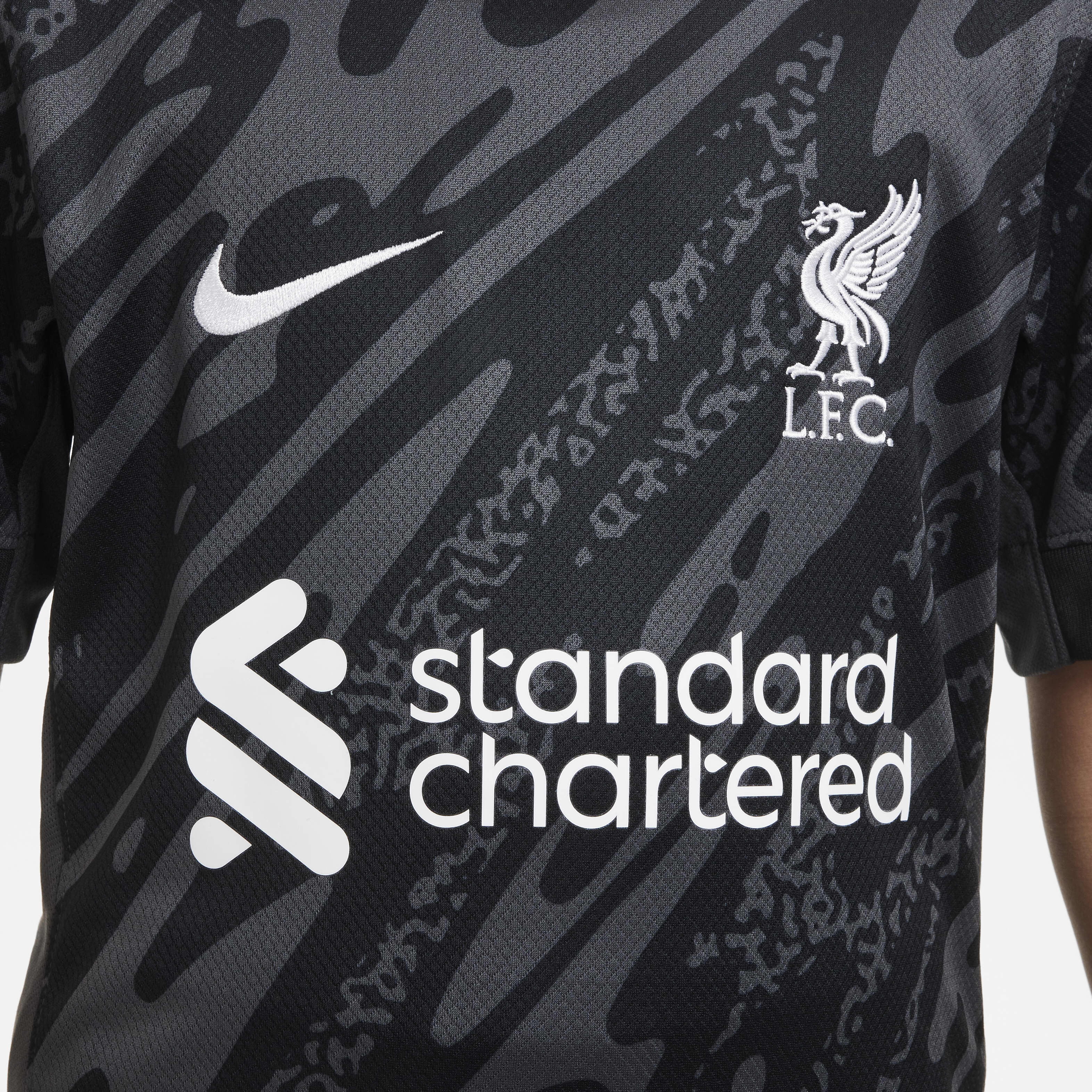 Liverpool black goalkeeper shirt store