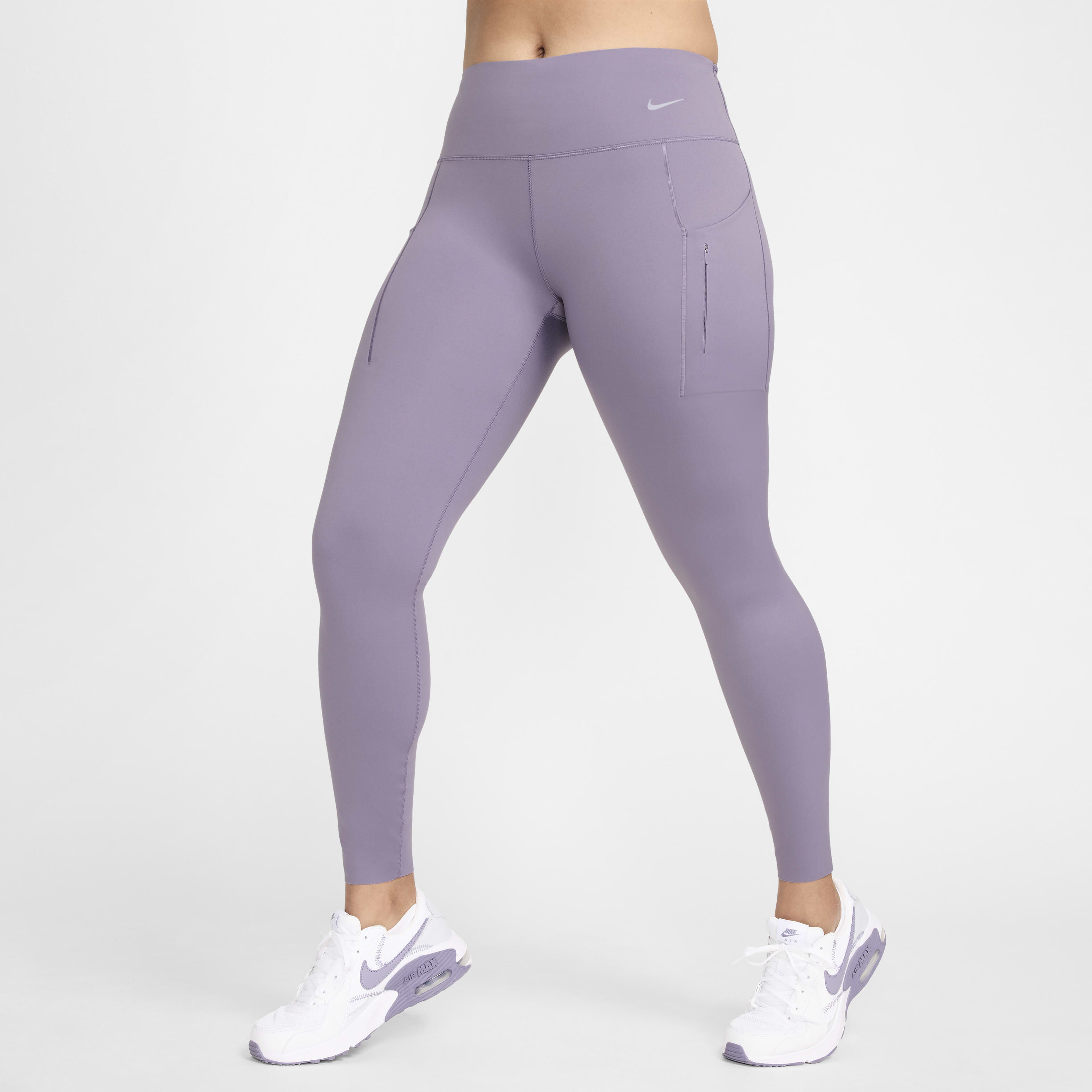 Buy Nike Go Women s Firm Support Mid Rise Full Length Leggings with Pockets Daybreak Black Nike Kuwait Official